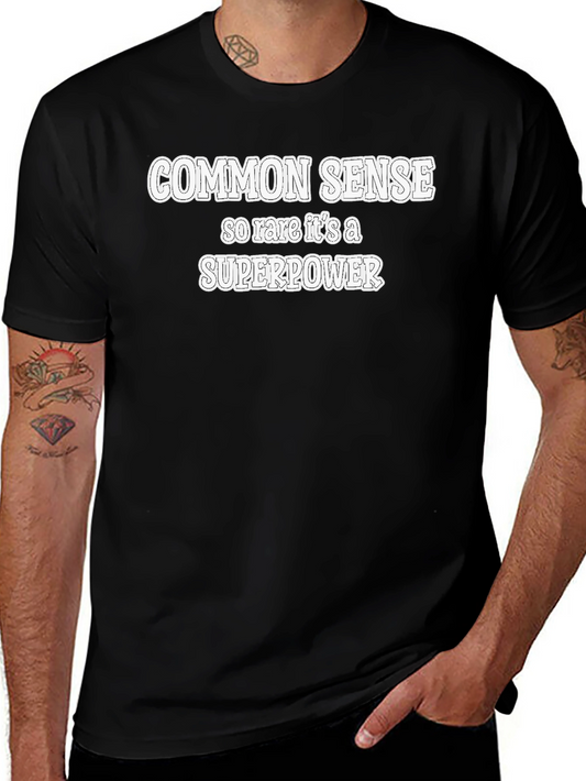Common Sense Superpower Graphic Tee