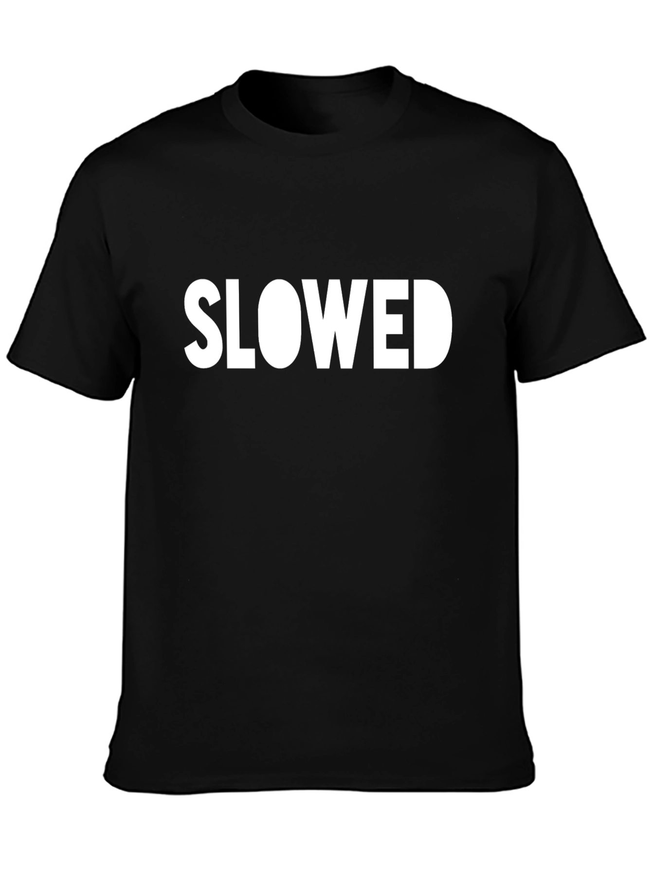 Slowed Graphic T-Shirt - Black