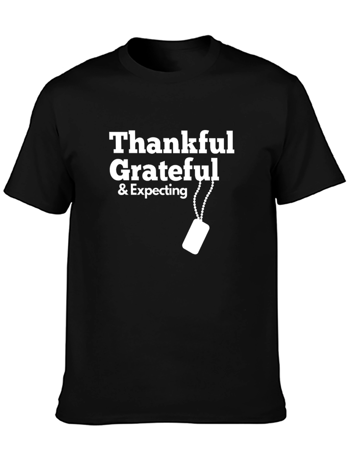 Thankful Grateful & Expecting Graphic T-Shirt