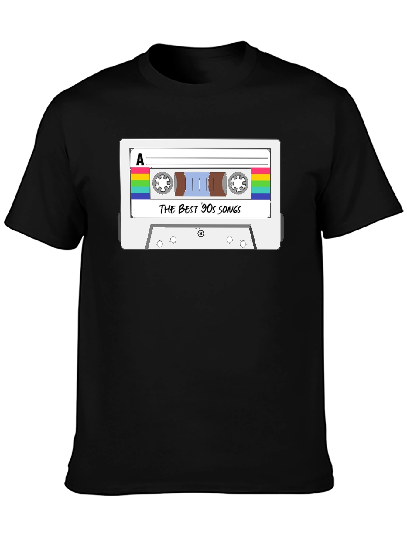 The Best 90s Songs Cassette Tape Graphic T-Shirt
