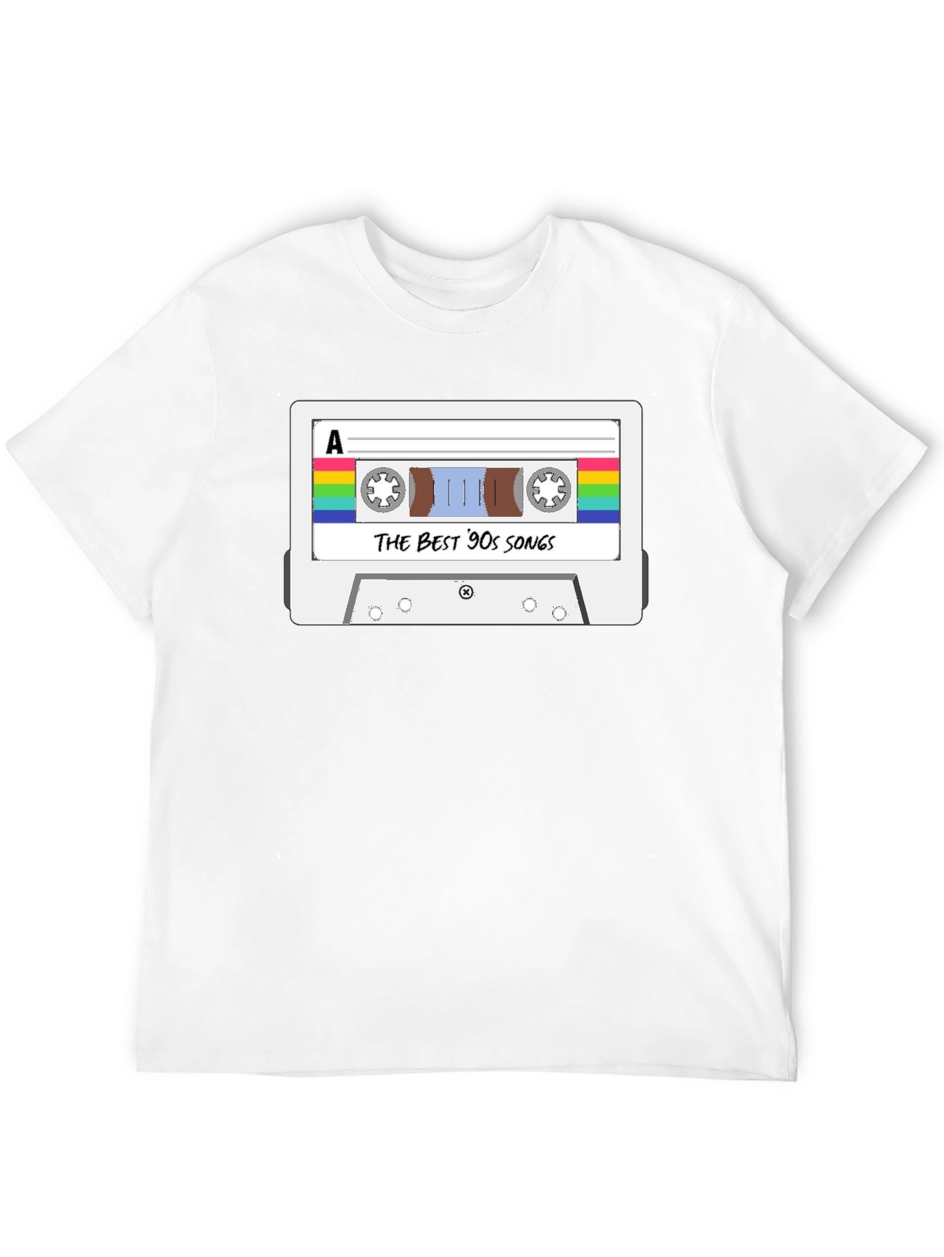 The Best 90s Songs Cassette Tape Graphic T-Shirt