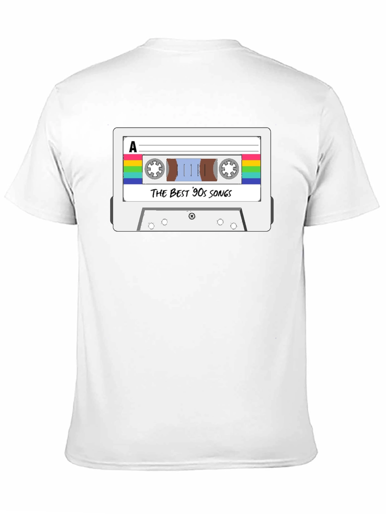 The Best 90s Songs Cassette Tape Graphic T-Shirt