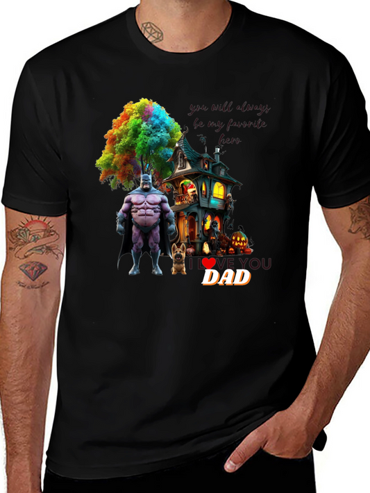 Halloween Batman Dad T-Shirt