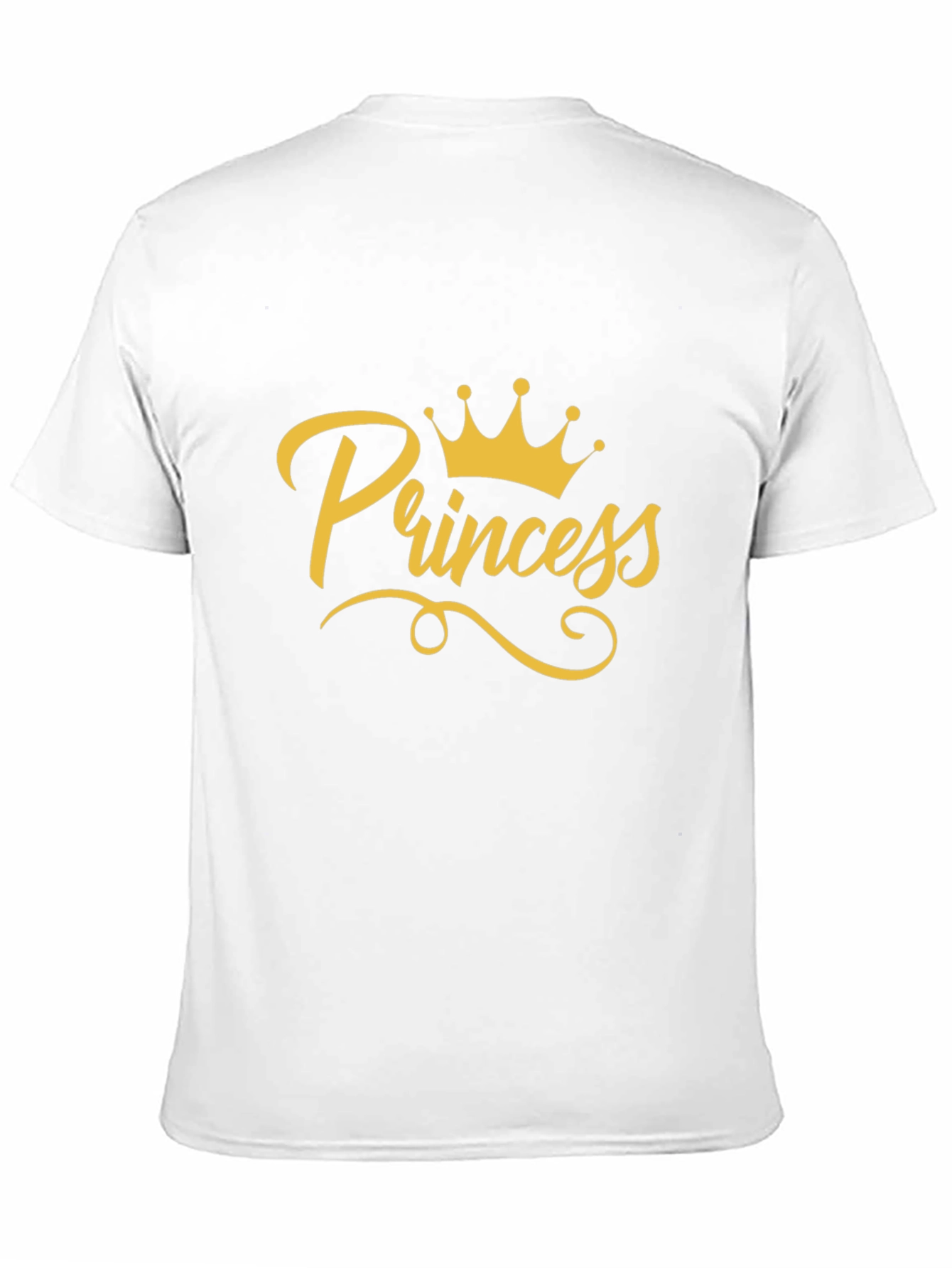 Princess Crown Graphic T-Shirt - Black