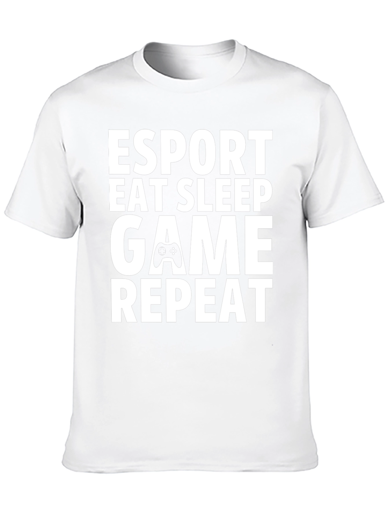 Esport Eat Sleep Game Repeat Black T-Shirt