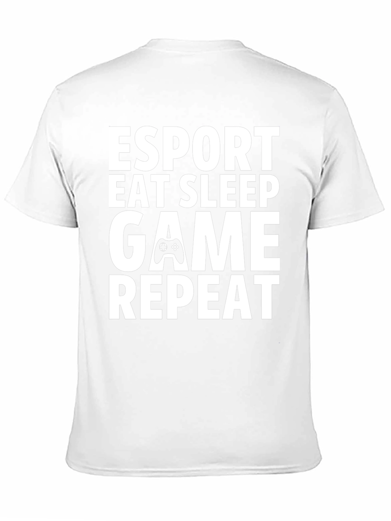 Esport Eat Sleep Game Repeat Black T-Shirt