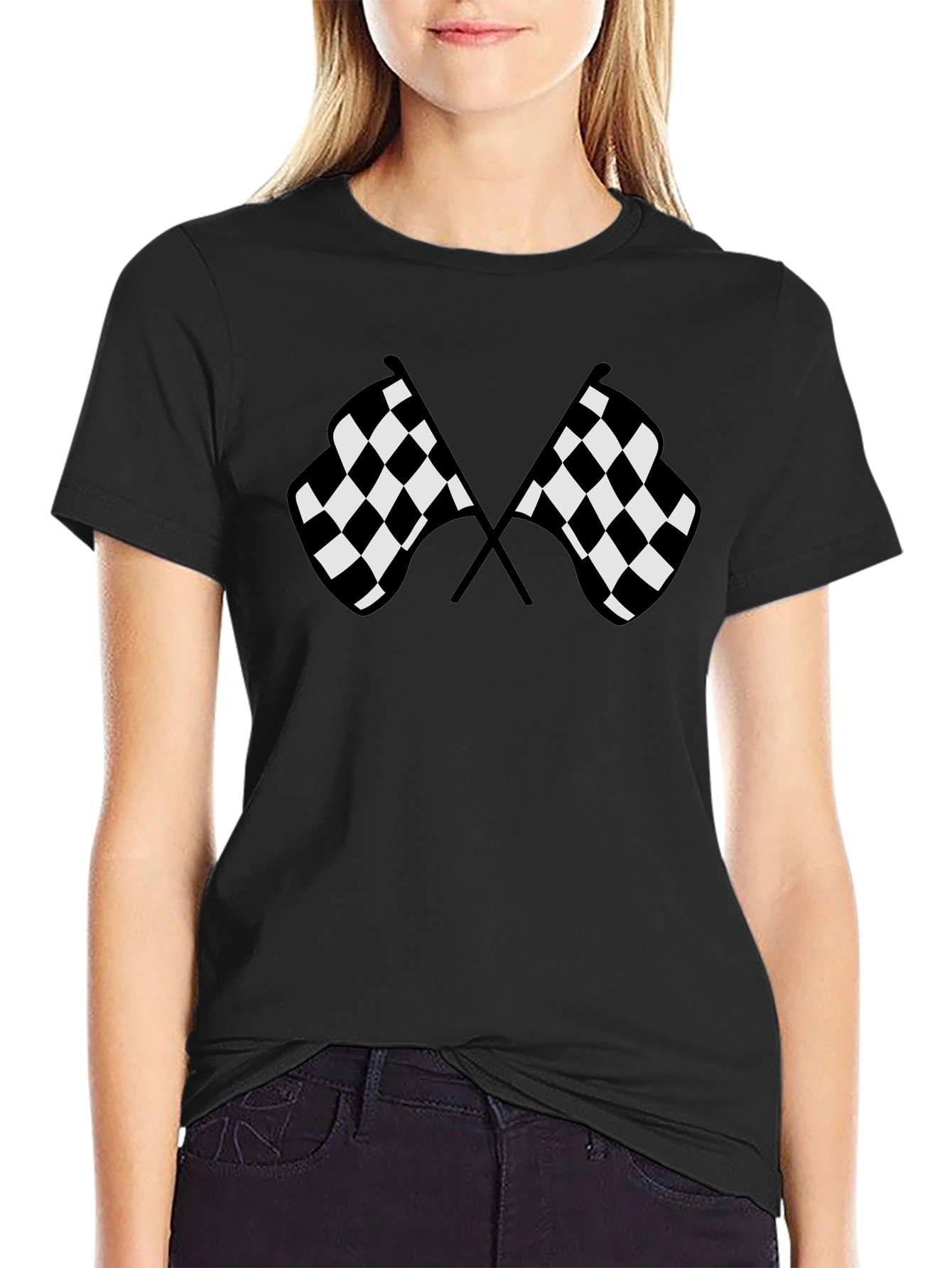 Checkered Flag Graphic Tee