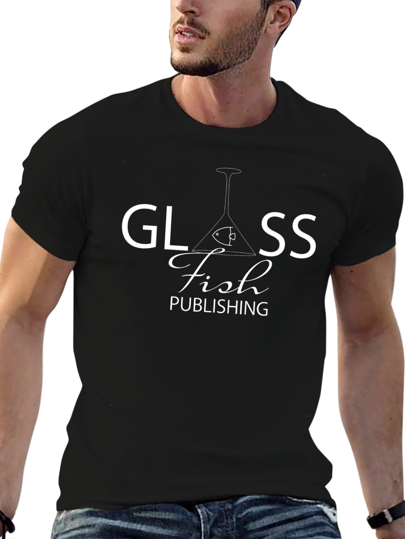 Glass Fish Publishing Black T-Shirt