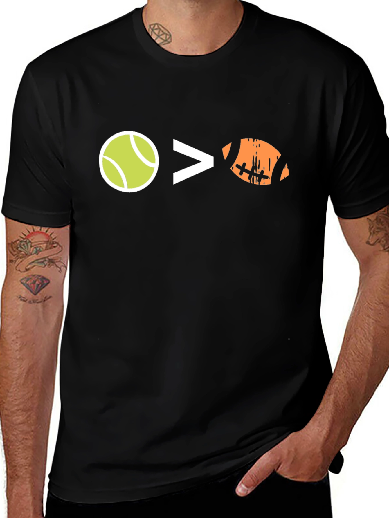 Tennis is Greater Than Football T-Shirt