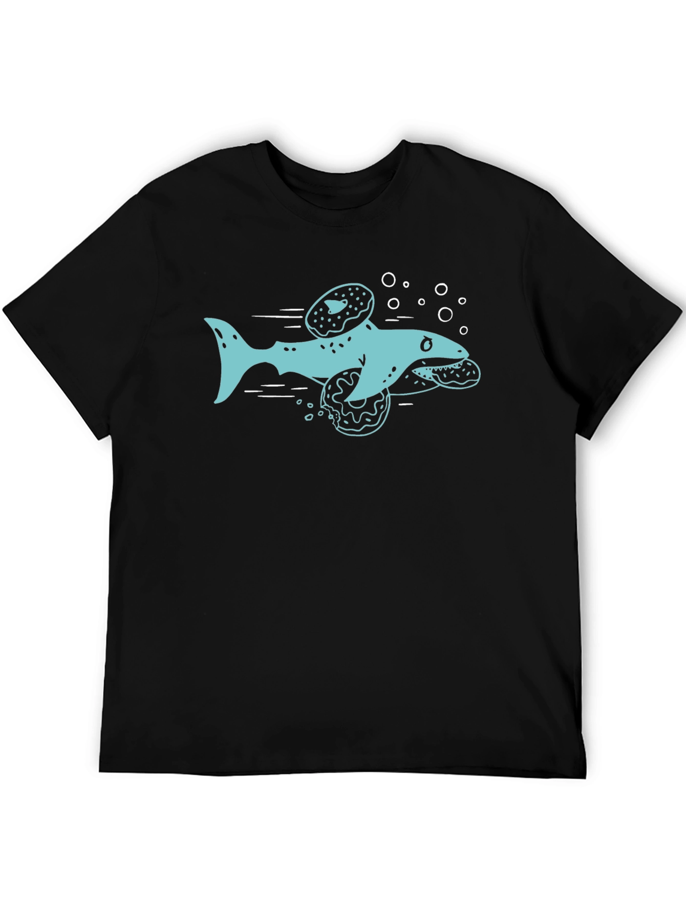 Shark Donut T-Shirt - Graphic Tee