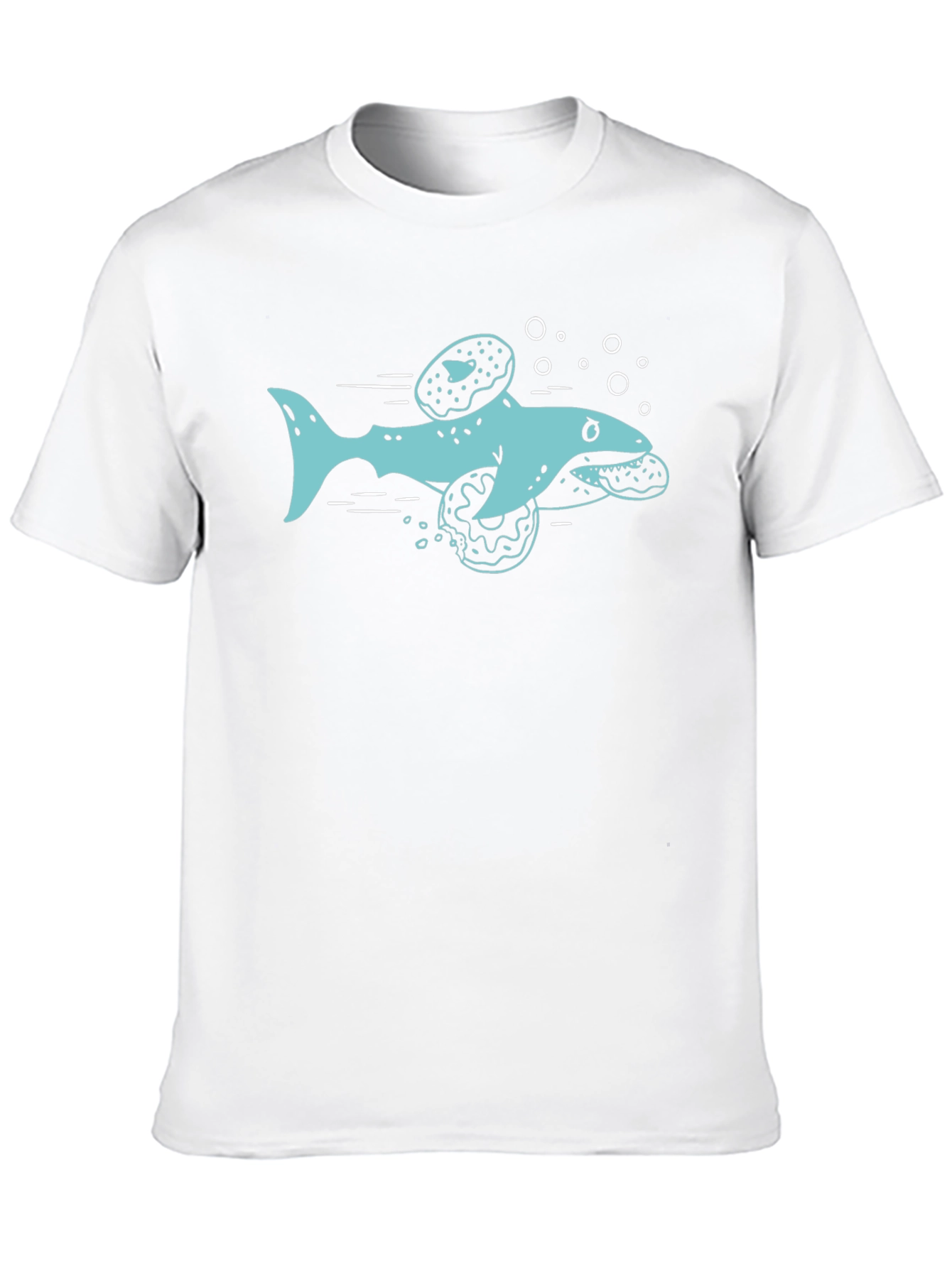 Shark Donut T-Shirt - Graphic Tee