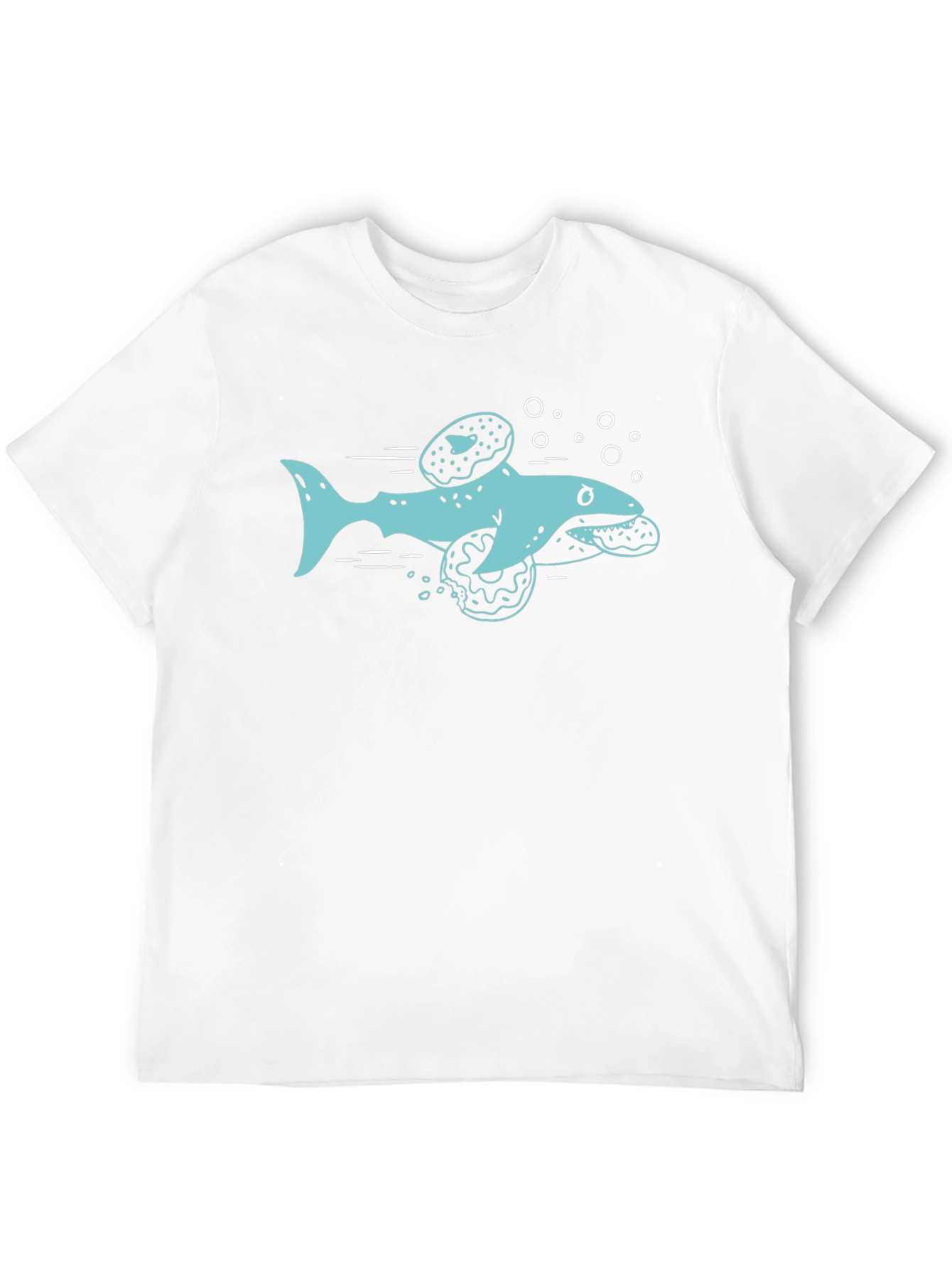 Shark Donut T-Shirt - Graphic Tee