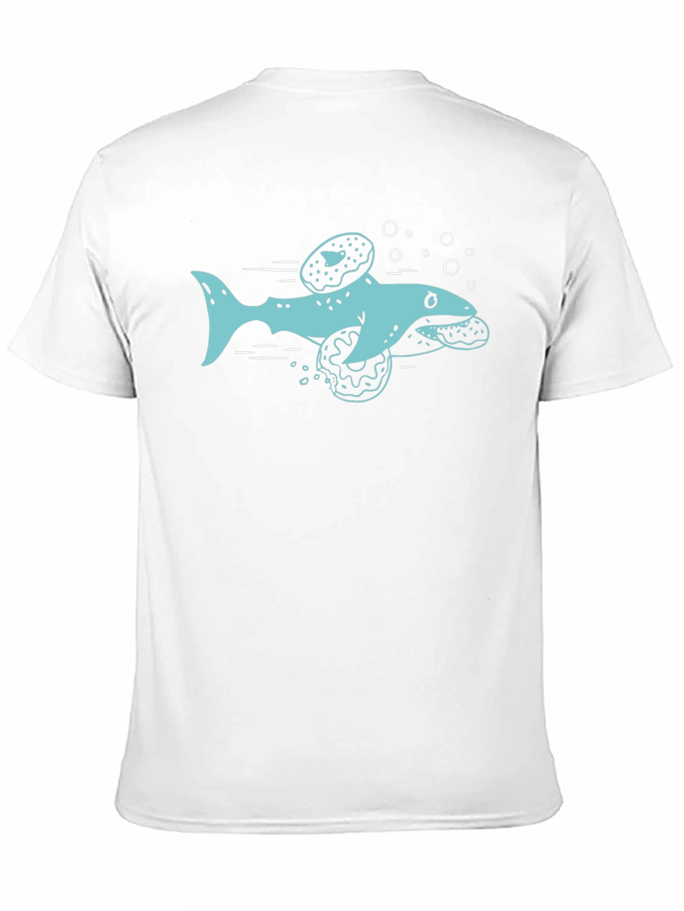 Shark Donut T-Shirt - Graphic Tee