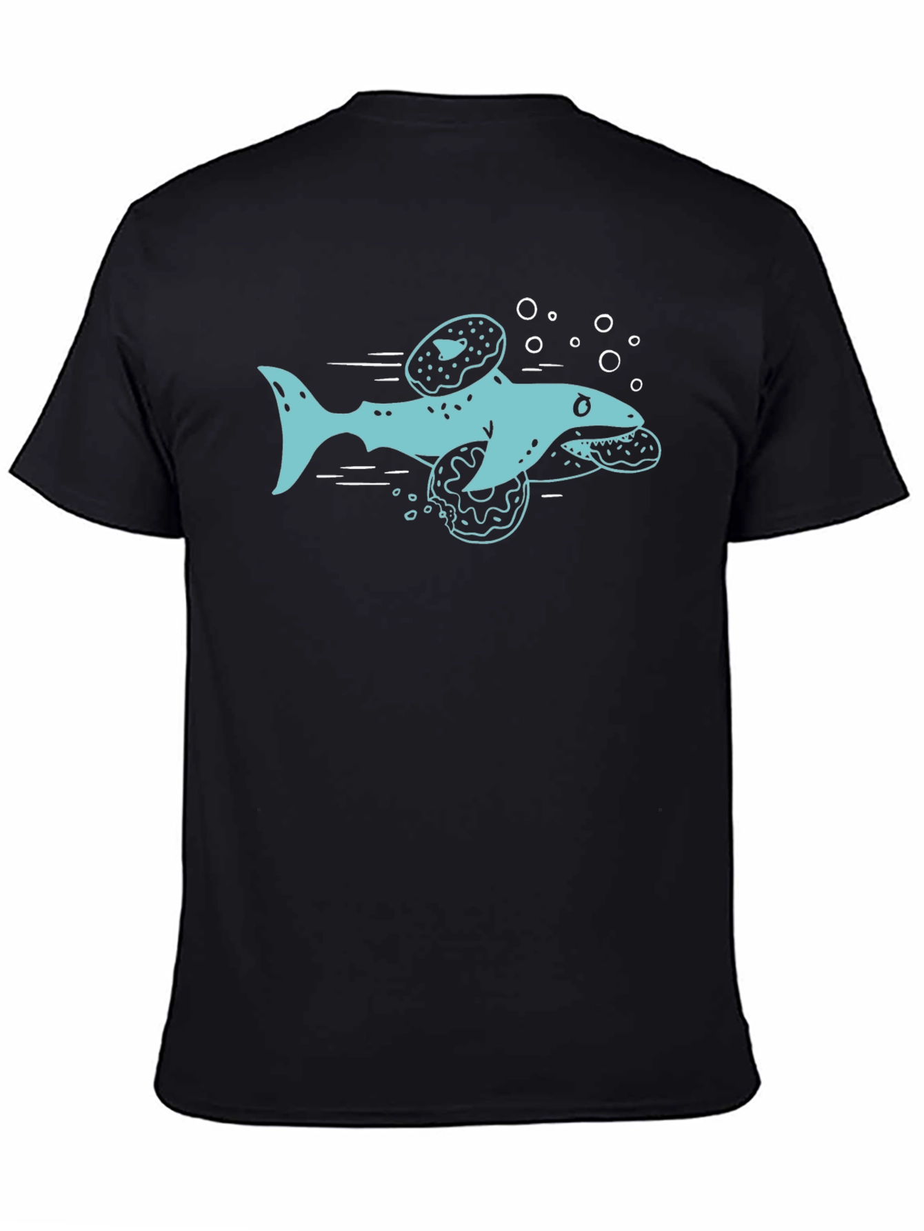 Shark Donut T-Shirt - Graphic Tee