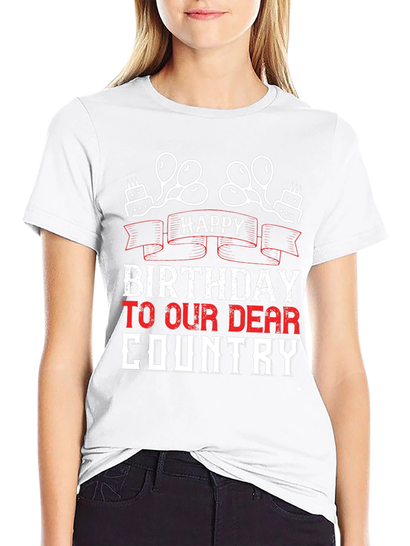 Happy Birthday Country Graphic Tee