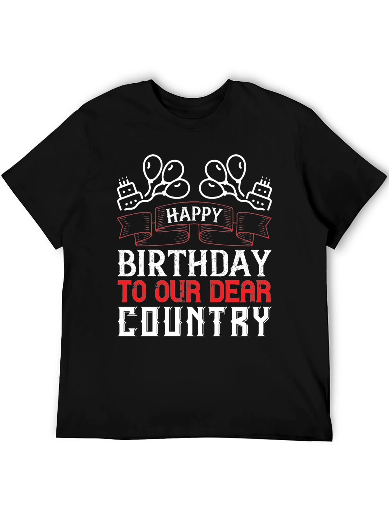 Happy Birthday Country Graphic Tee