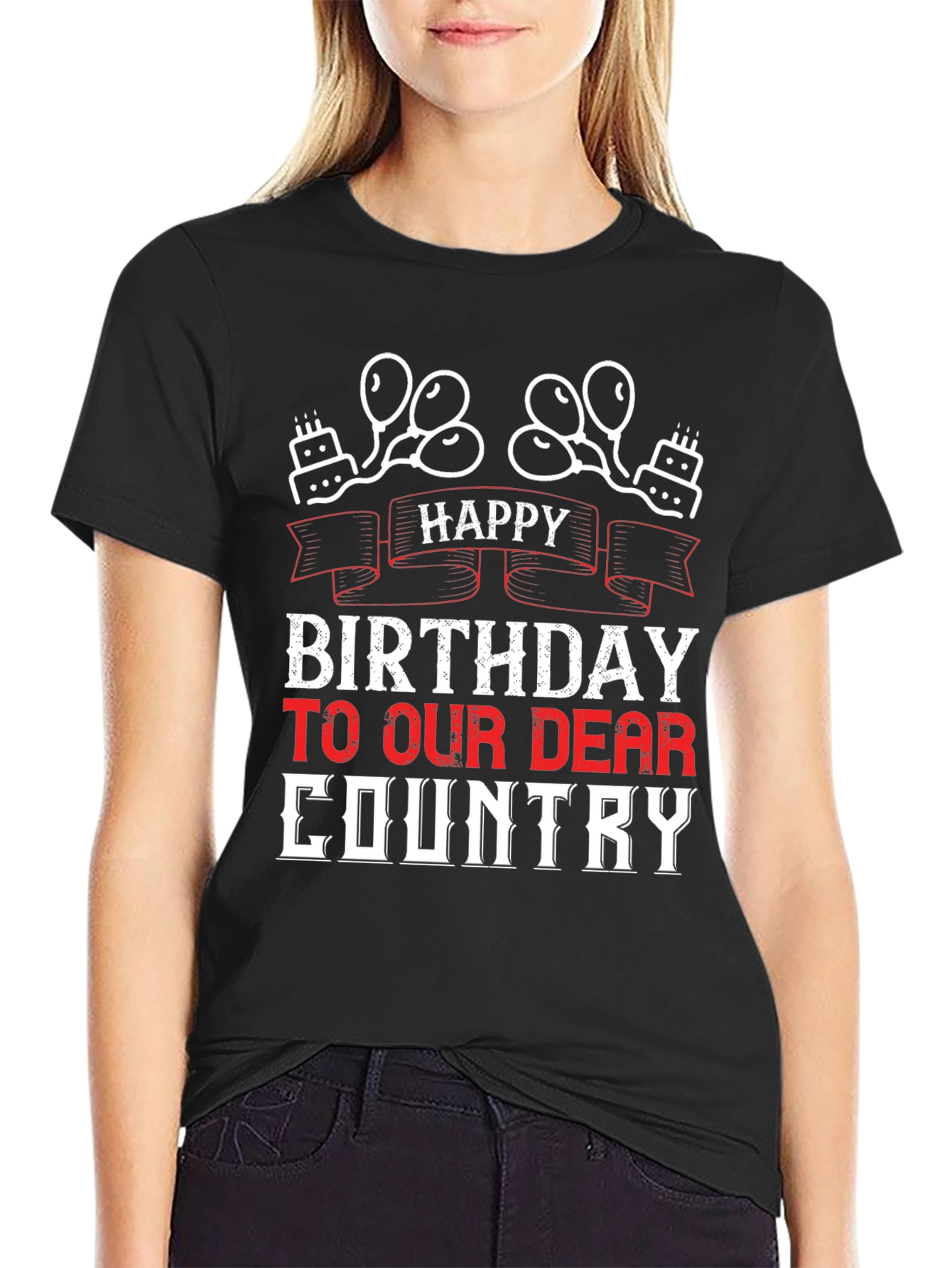 Happy Birthday Country Graphic Tee