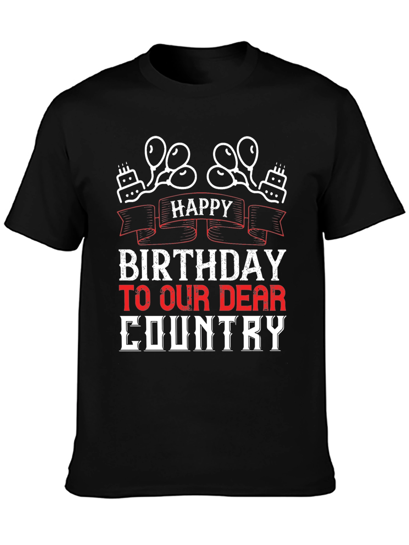 Happy Birthday Country Graphic Tee