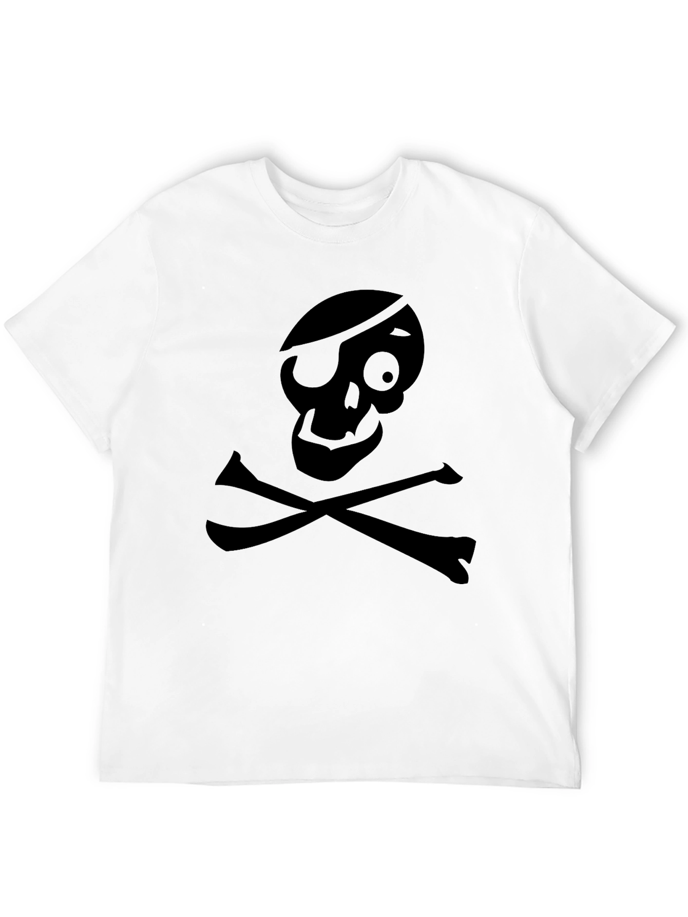 Pirate Skull & Crossbones Black T-Shirt