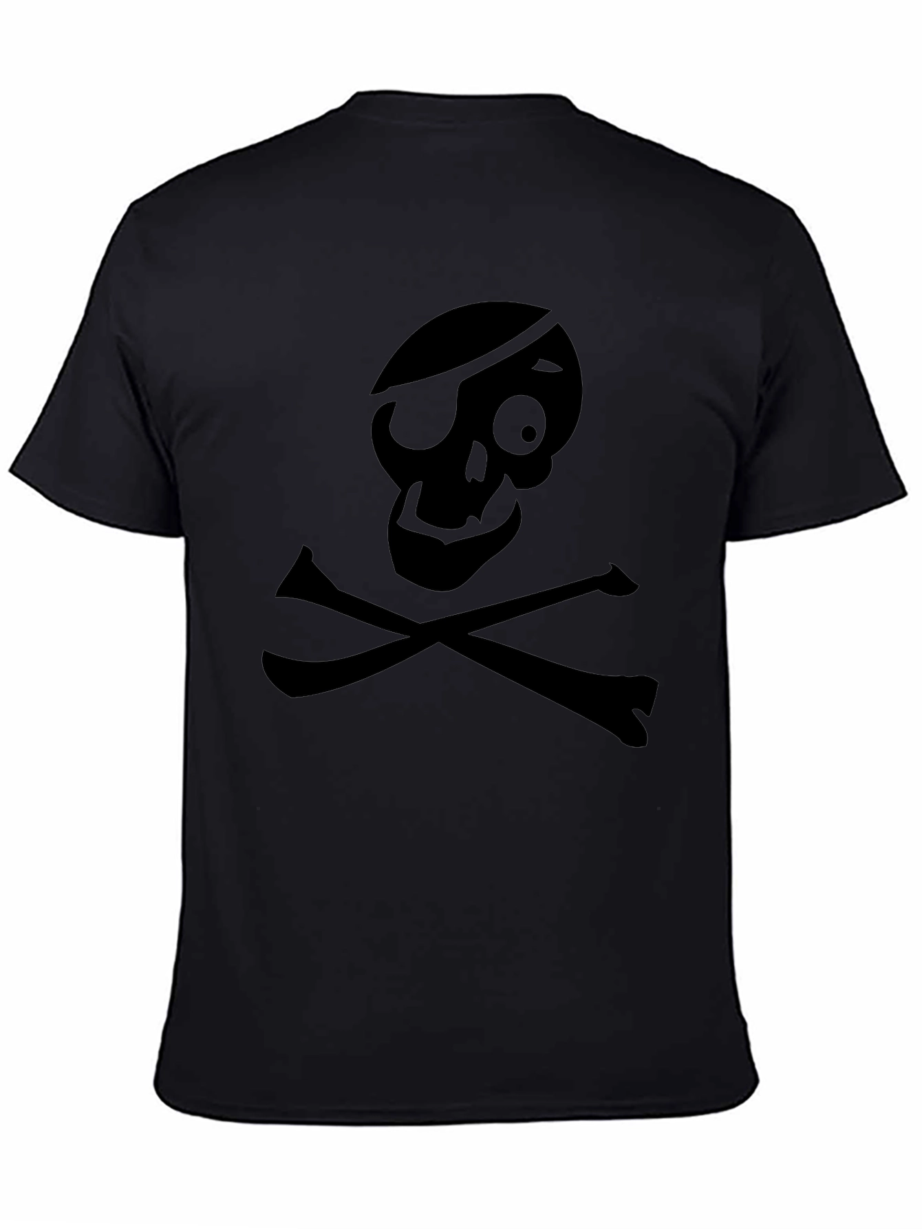 Pirate Skull & Crossbones Black T-Shirt