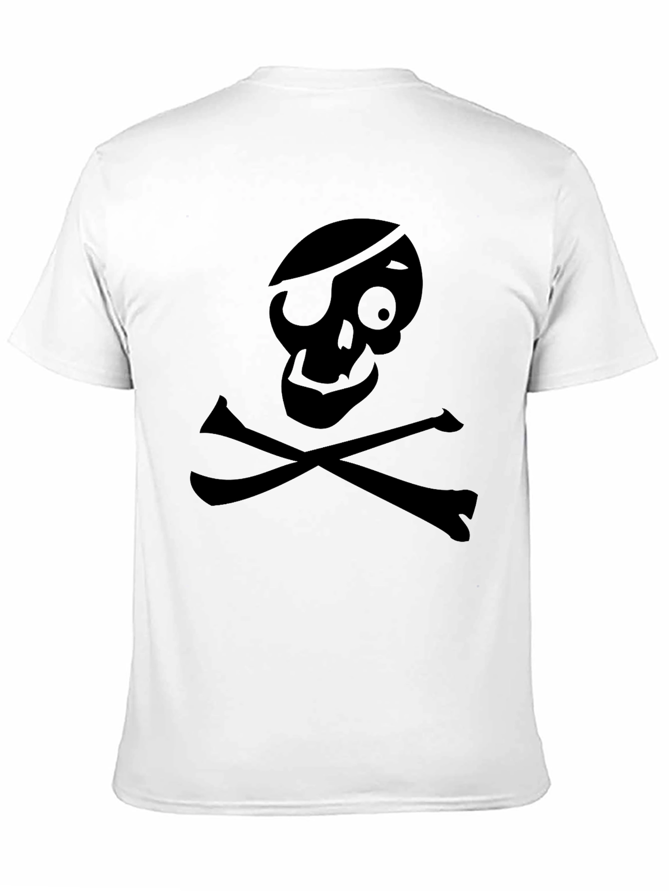 Pirate Skull & Crossbones Black T-Shirt