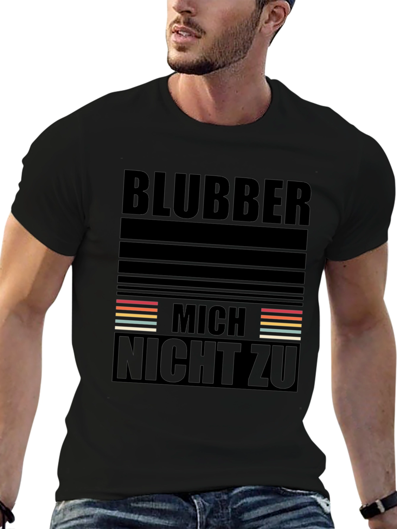Blubber Mich Nicht Zu Black T-Shirt