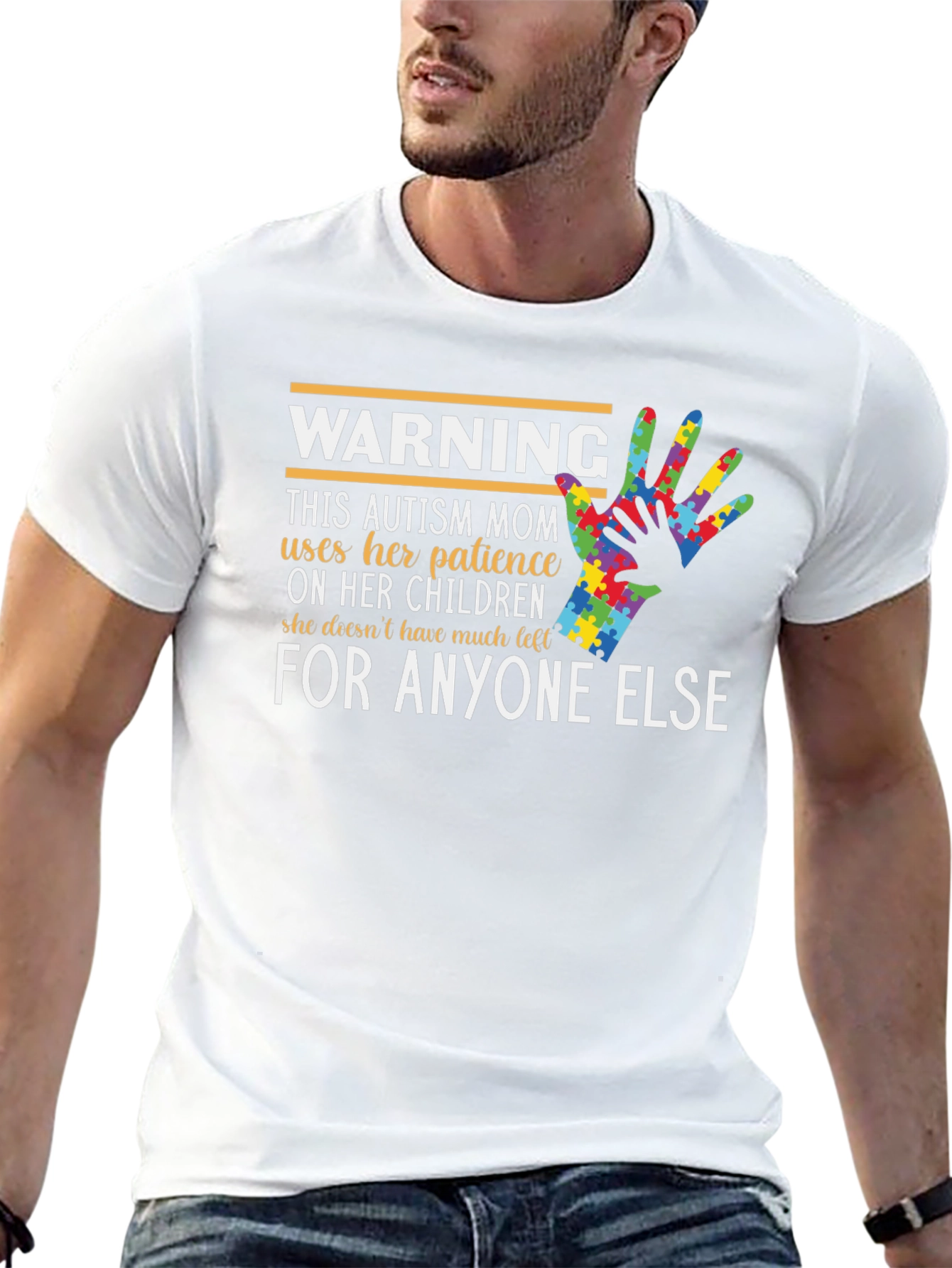 Autism Mom Graphic T-Shirt - Patience on Children