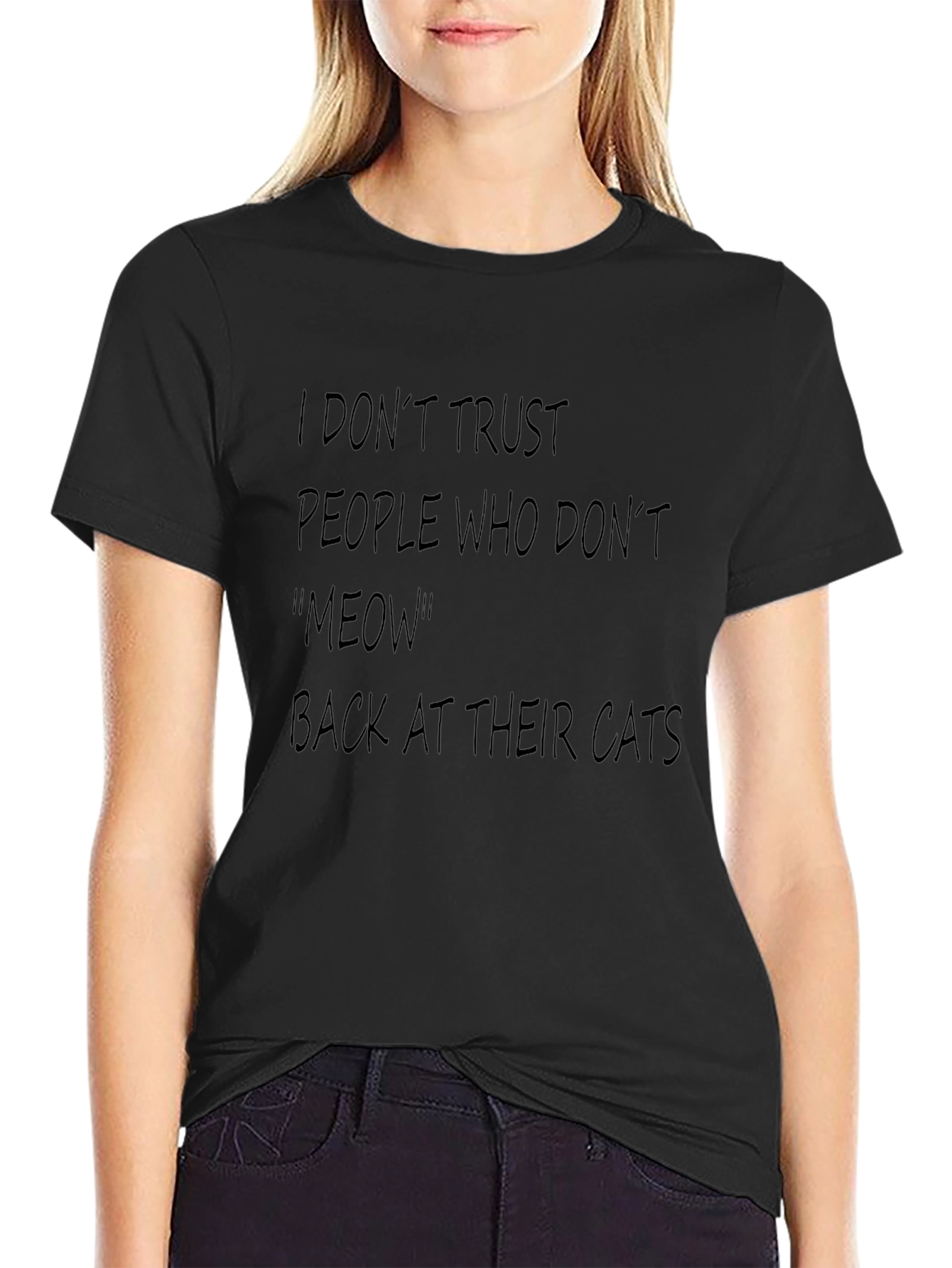 Funny Cat Lover T-Shirt - I Meow Back