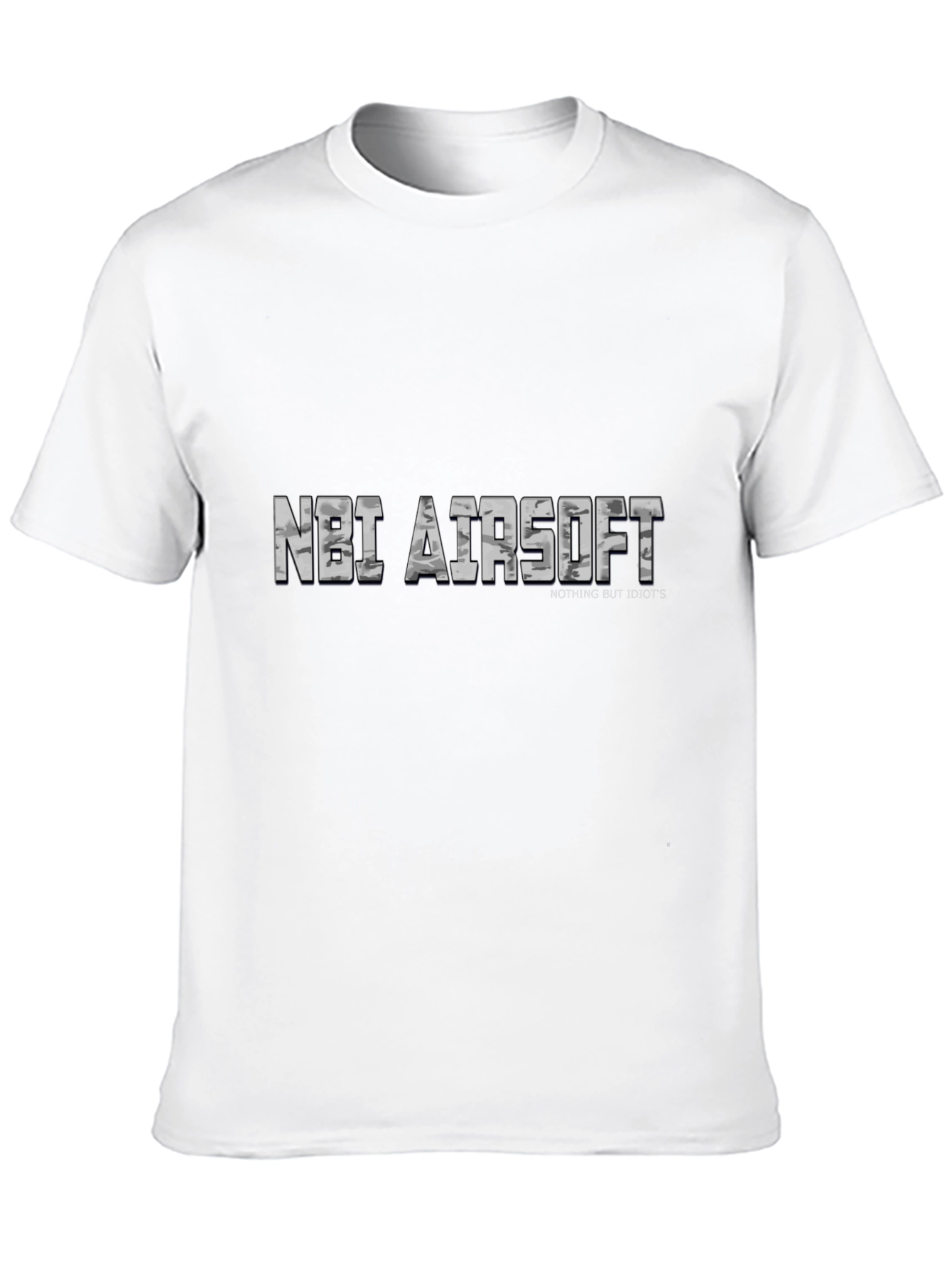 NBI Airsoft Graphic Tee - Black Casual T-Shirt