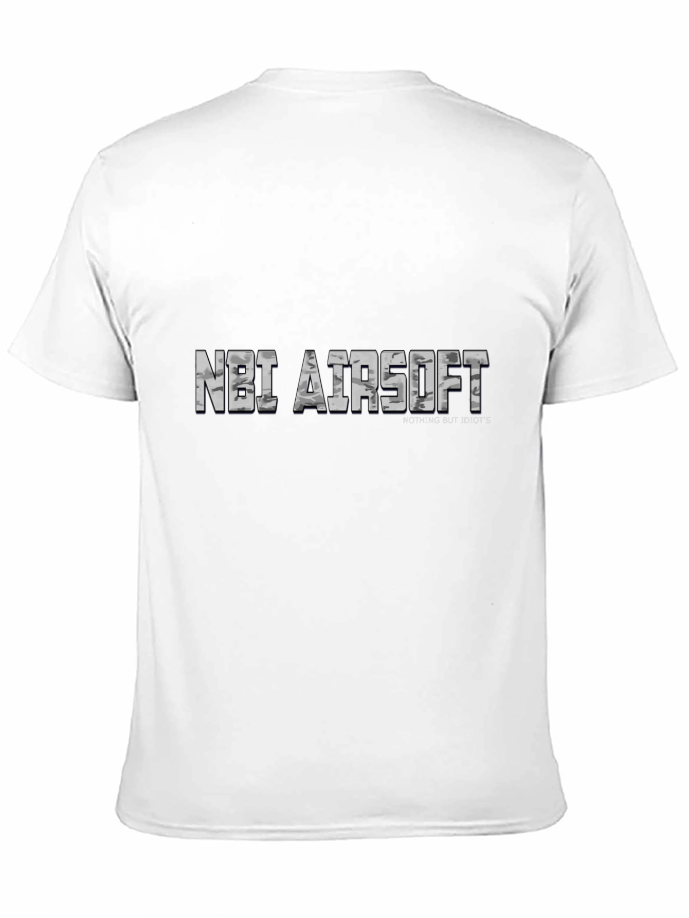 NBI Airsoft Graphic Tee - Black Casual T-Shirt