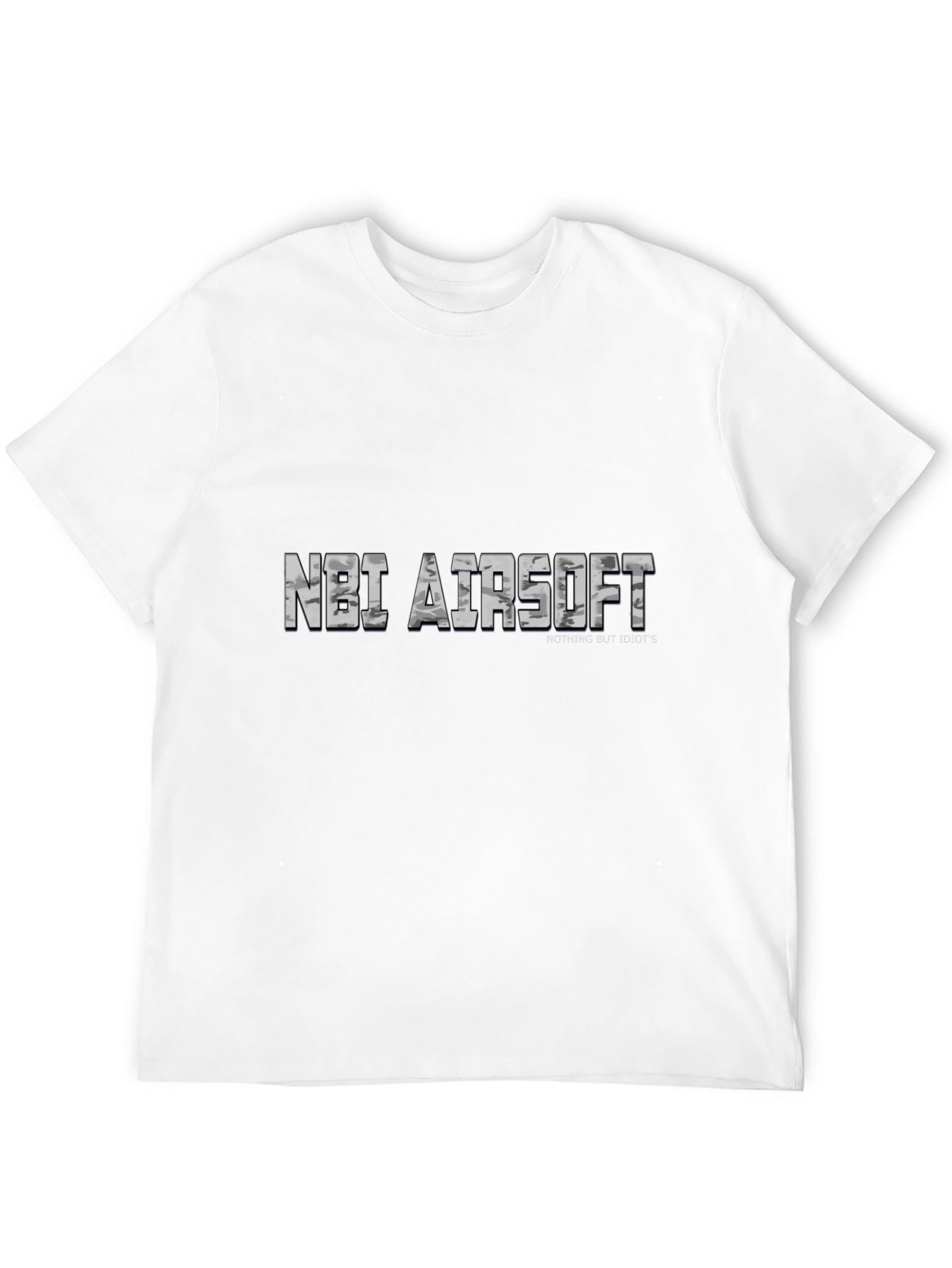 NBI Airsoft Graphic Tee - Black Casual T-Shirt