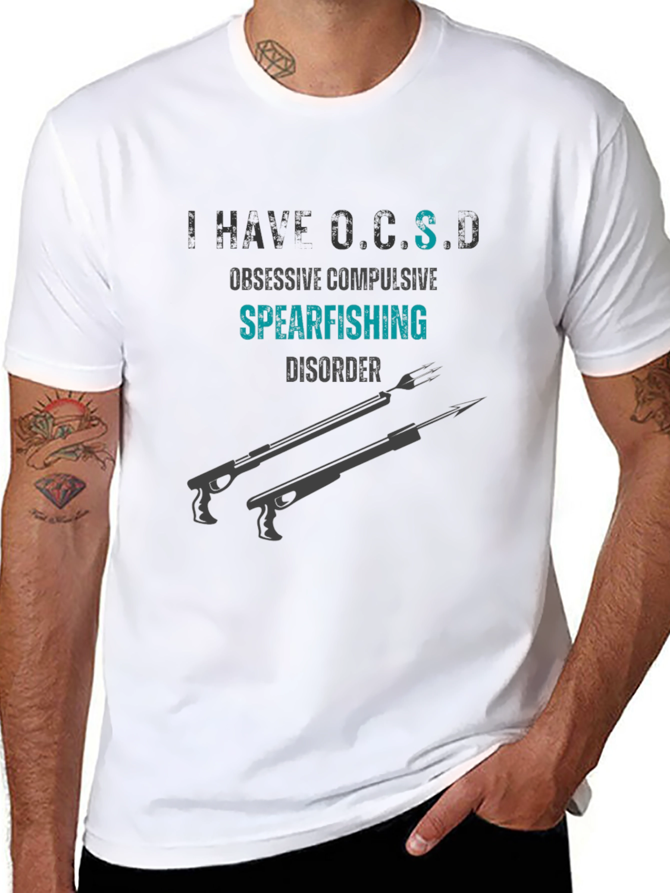 Spearfishing Obsessive Compulsive Disorder T-Shirt