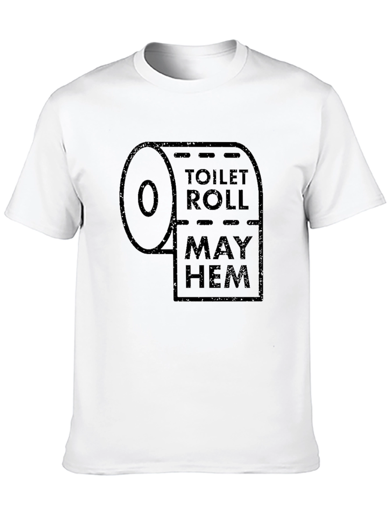 Toilet Roll Mayhem T-Shirt - Funny Graphic Tee