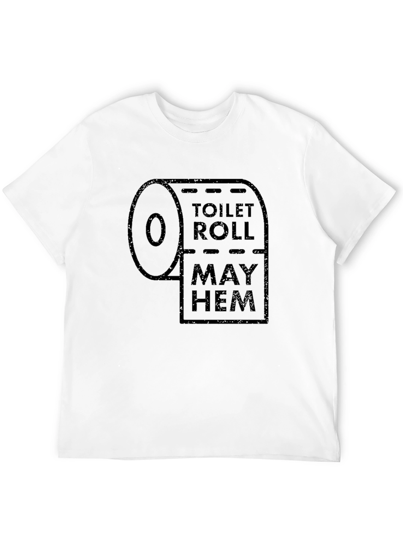 Toilet Roll Mayhem T-Shirt - Funny Graphic Tee