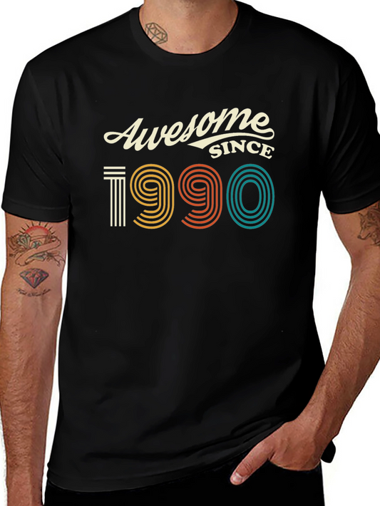 Awesome Since 1990 Retro Birthday T-Shirt
