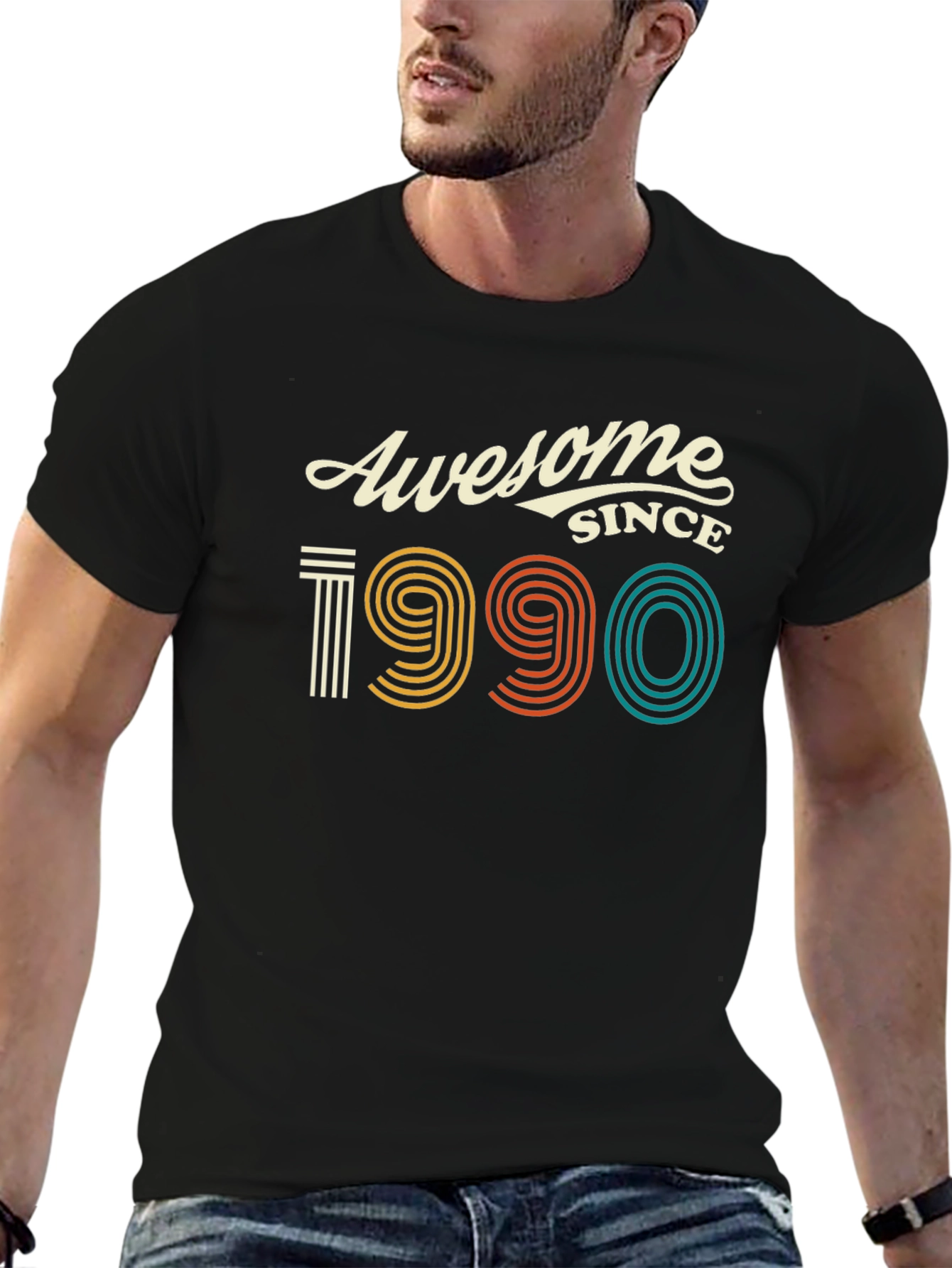 Awesome Since 1990 Retro Birthday T-Shirt