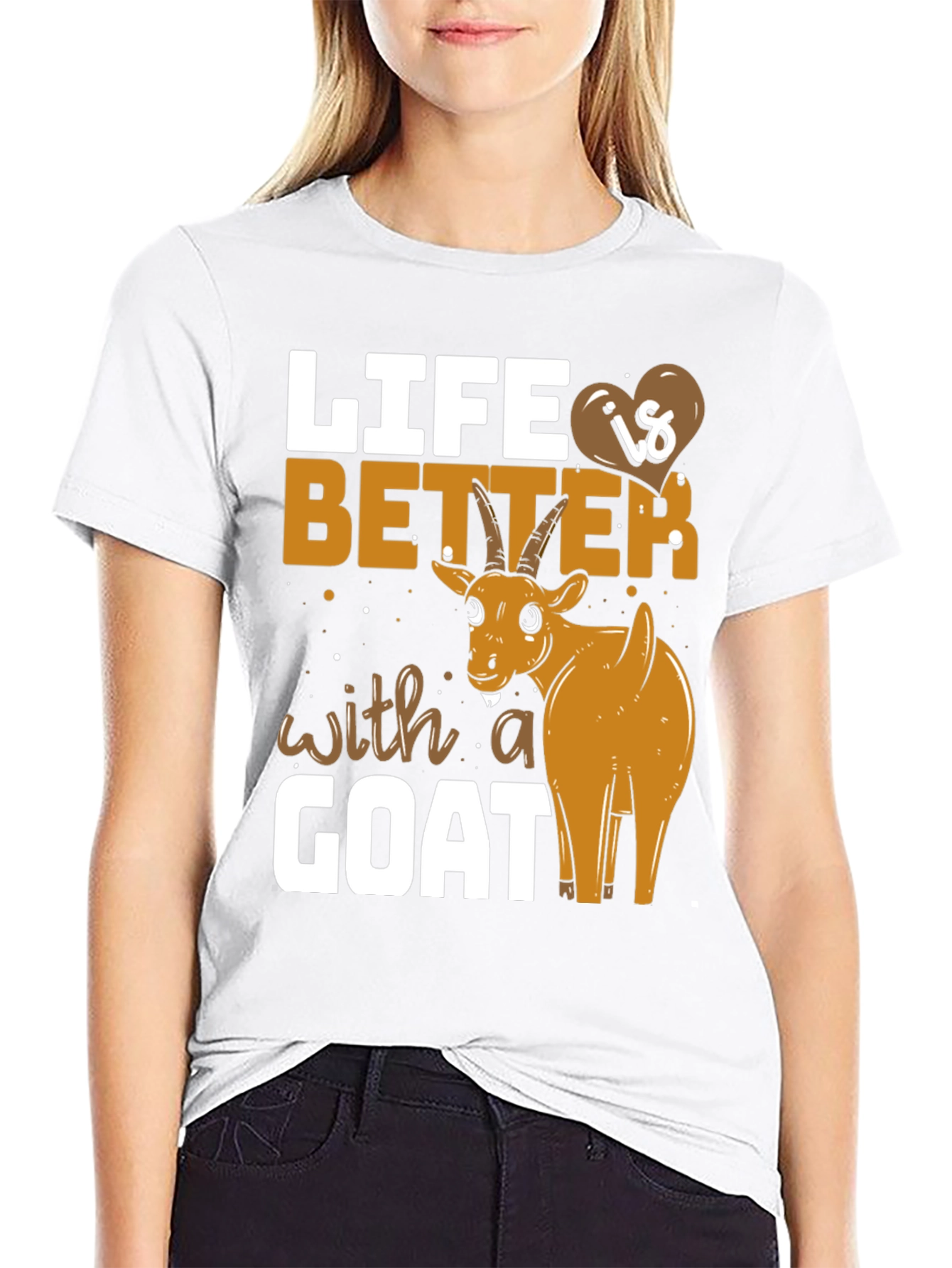 Life is Better with a Goat T-Shirt