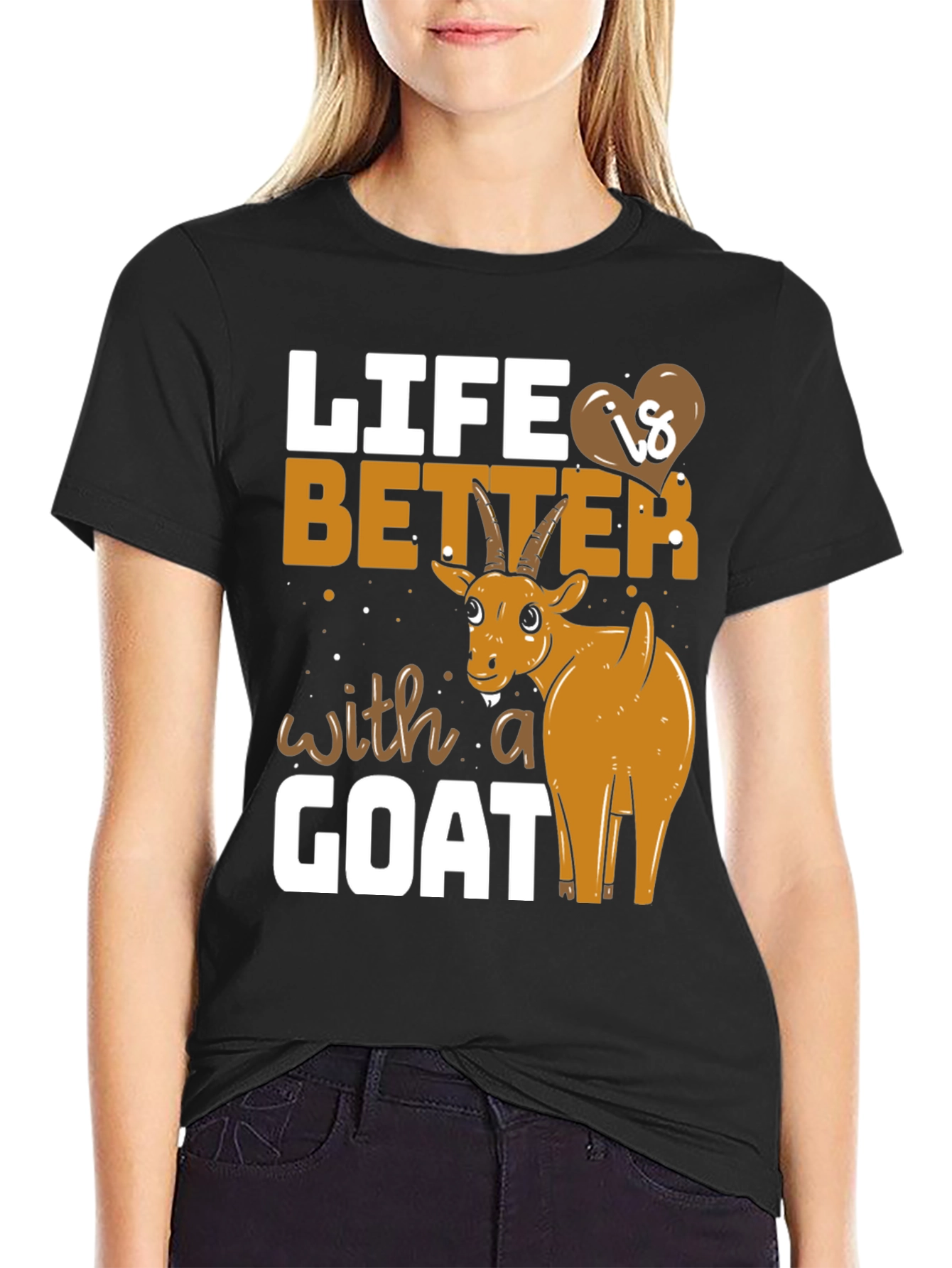 Life is Better with a Goat T-Shirt