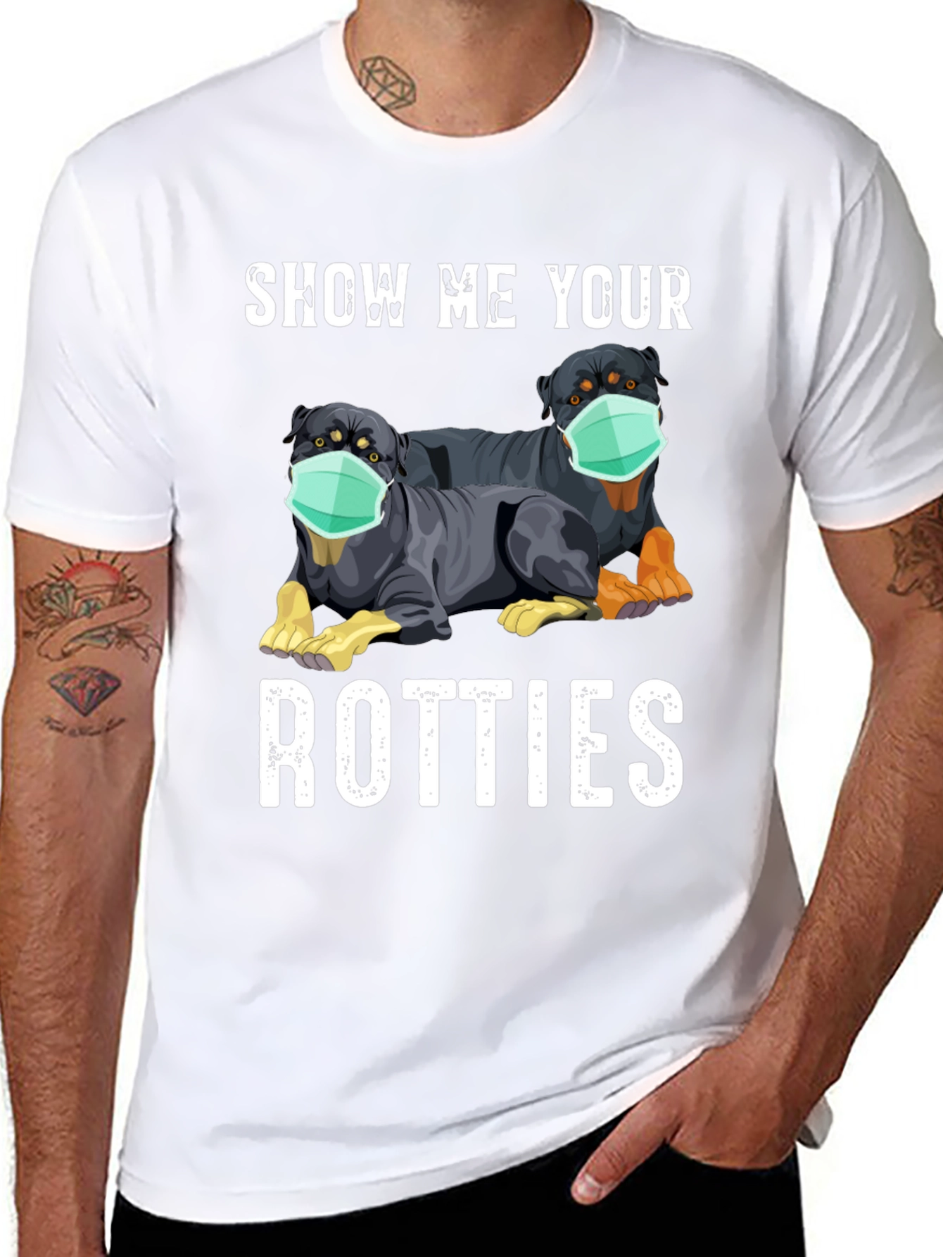 Show Me Your Rotties Graphic Tee
