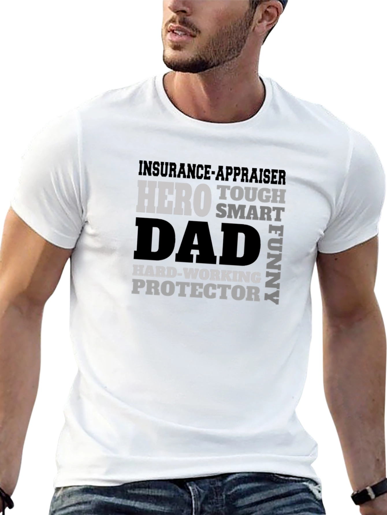 Insurance Appraiser Dad Hero T-Shirt