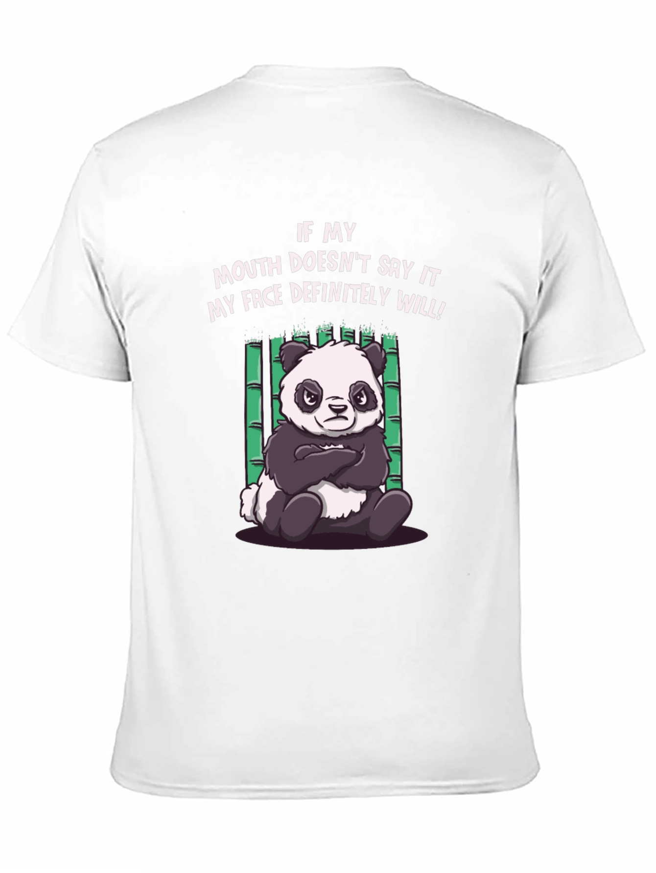 Grumpy Panda T-Shirt - Funny Graphic Tee