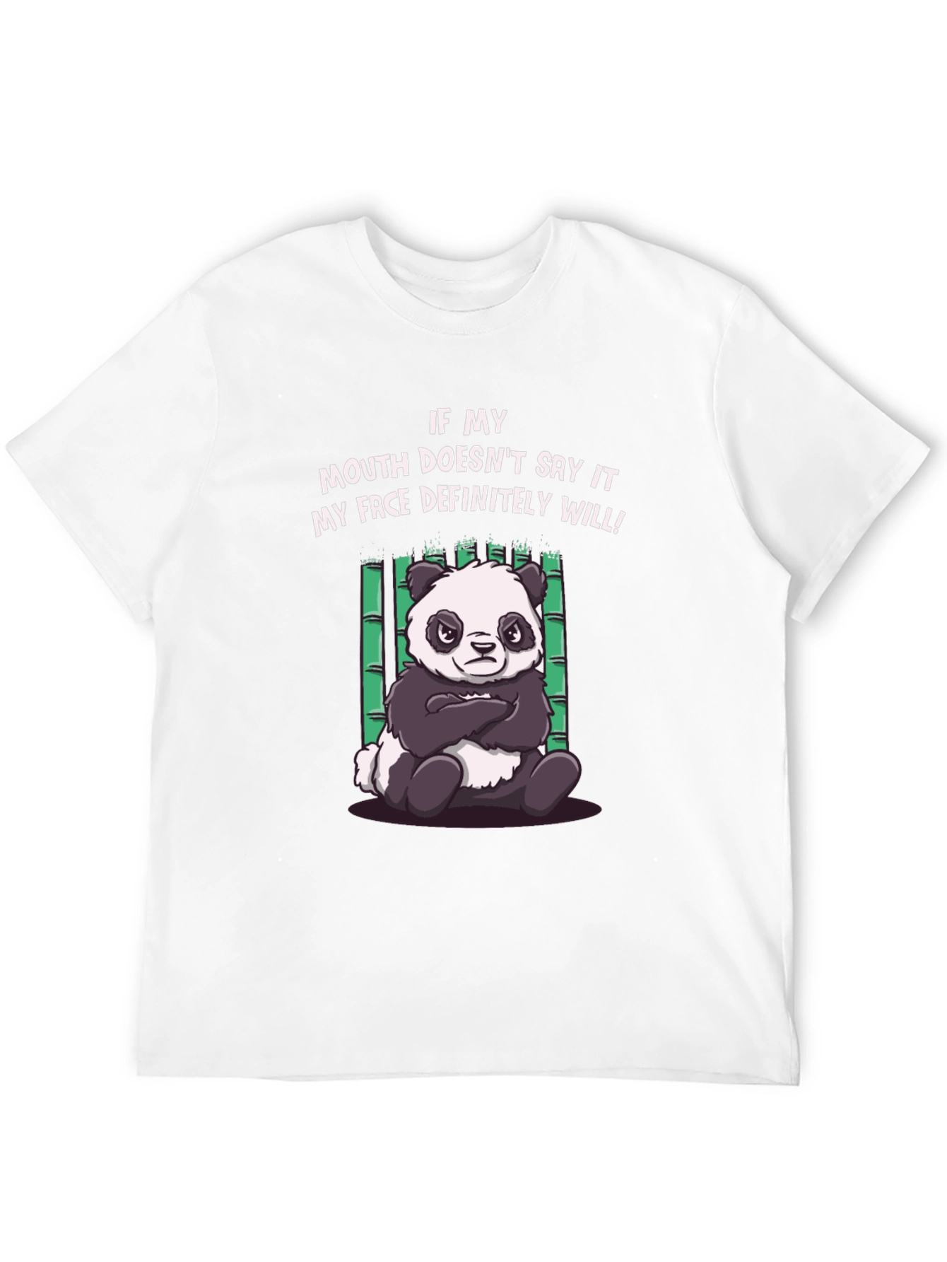 Grumpy Panda T-Shirt - Funny Graphic Tee