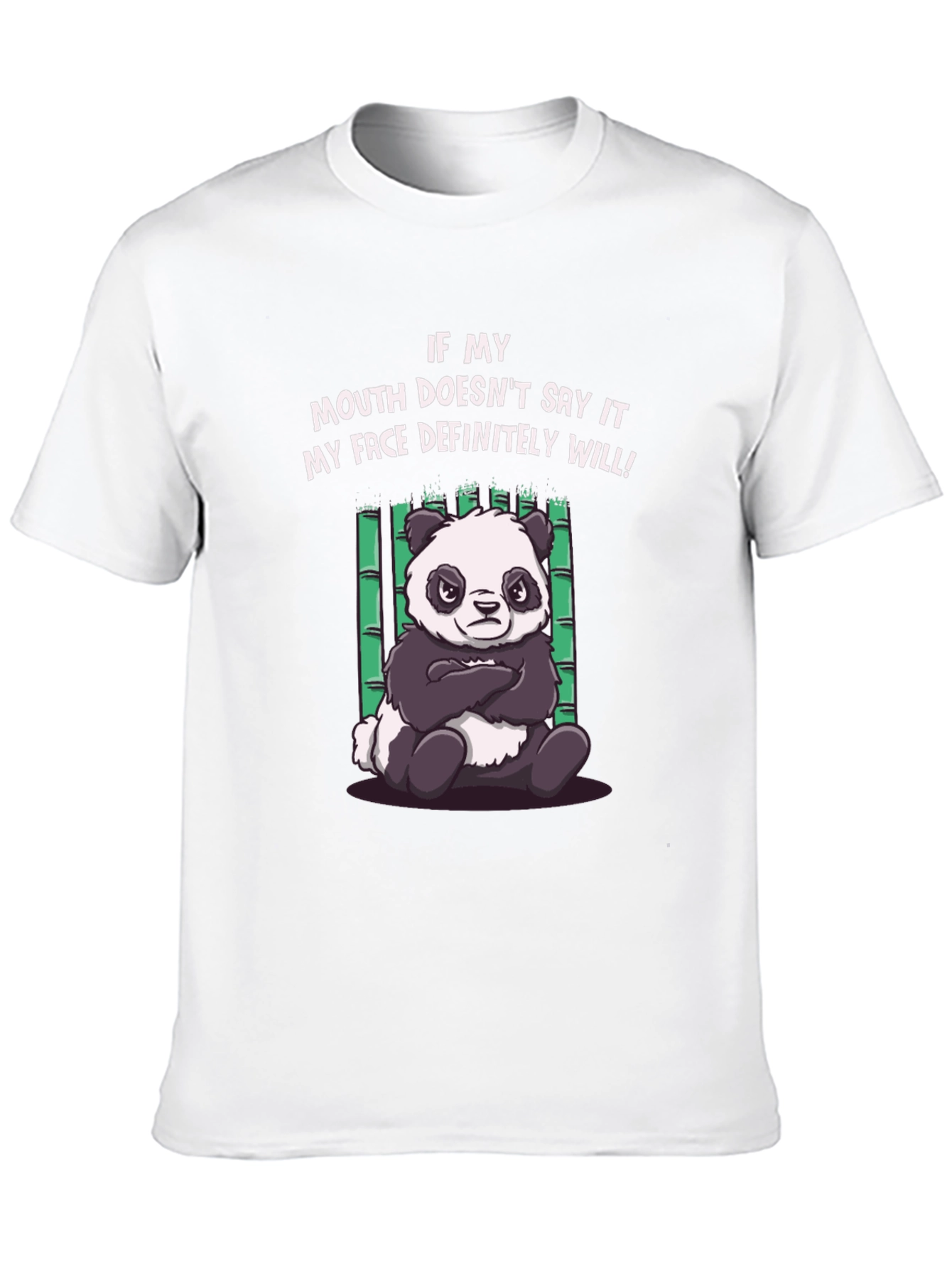 Grumpy Panda T-Shirt - Funny Graphic Tee