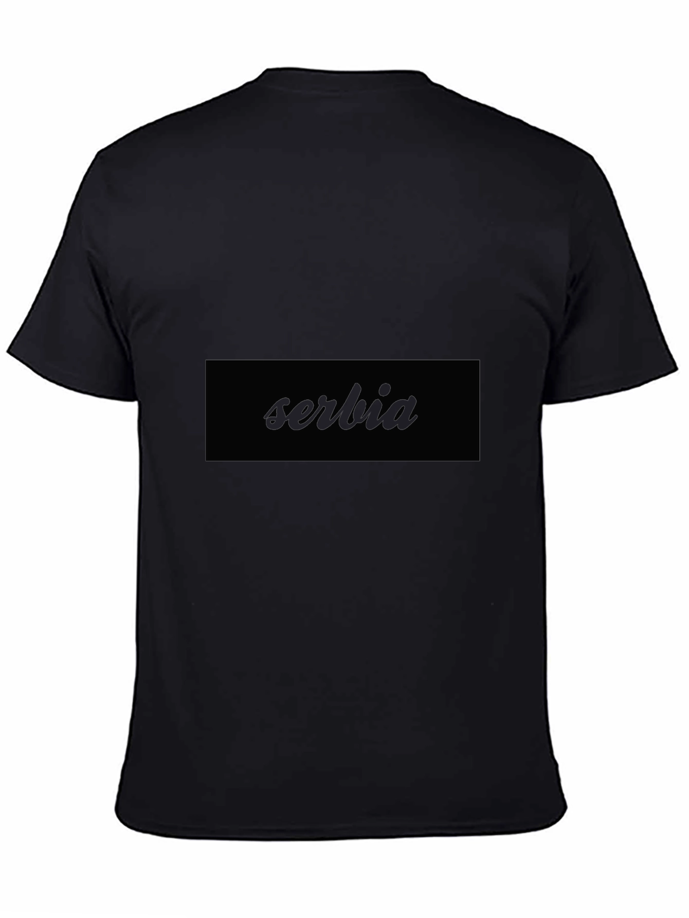 Serbia Graphic Tee - Classic Black T-Shirt