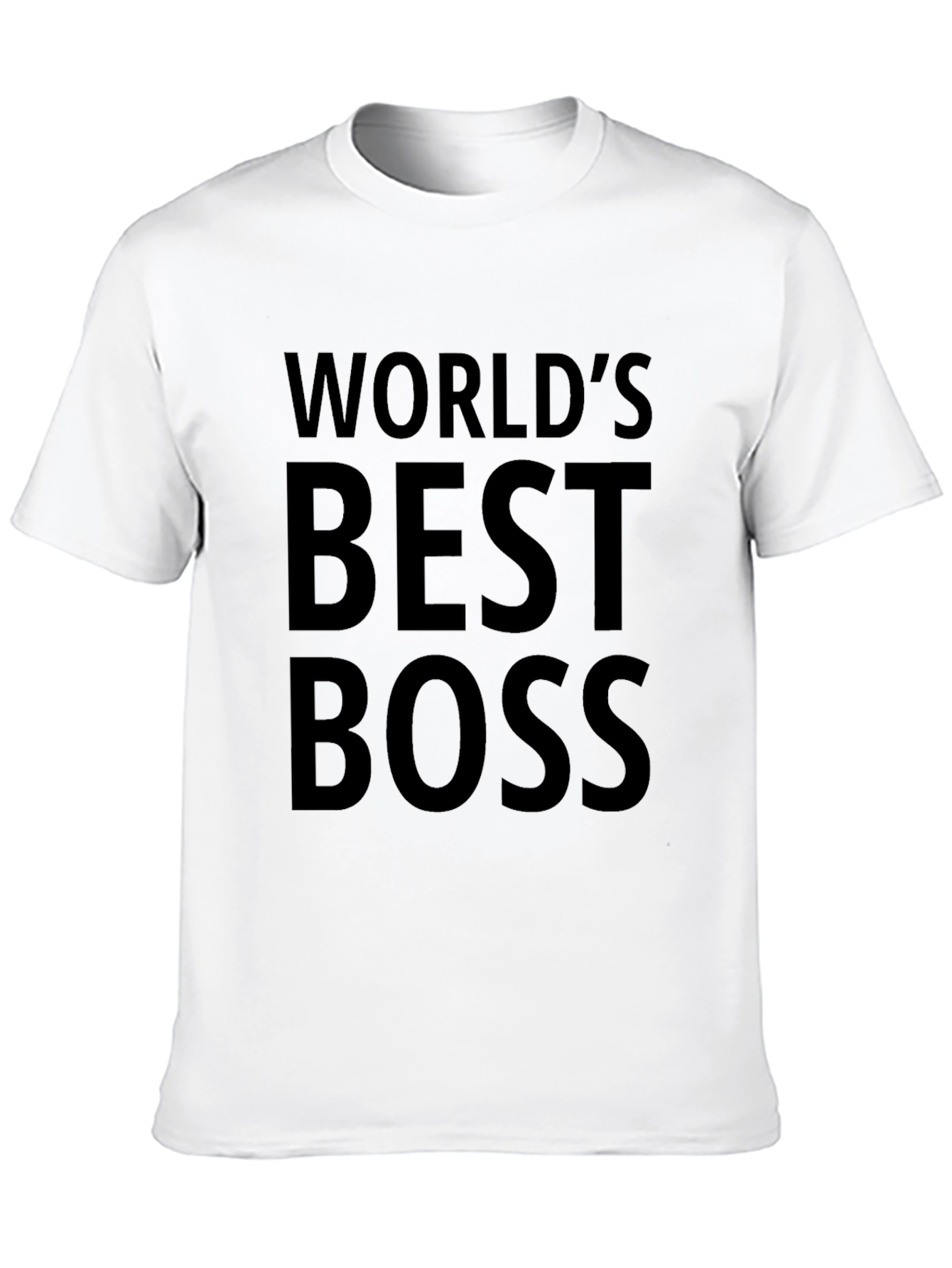Worlds Best Boss Graphic Tee - Black