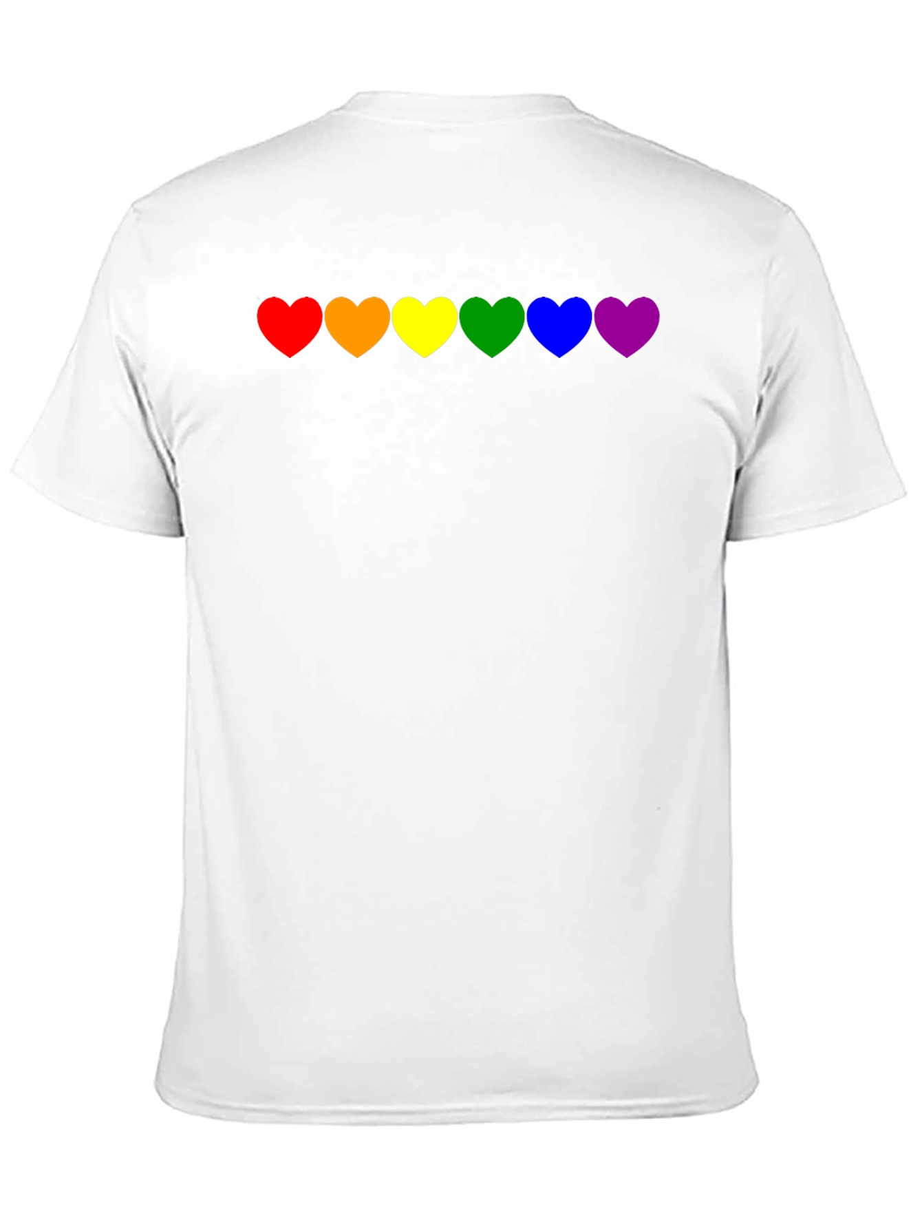 Pride Heart T-Shirt - Rainbow LGBTQ Love