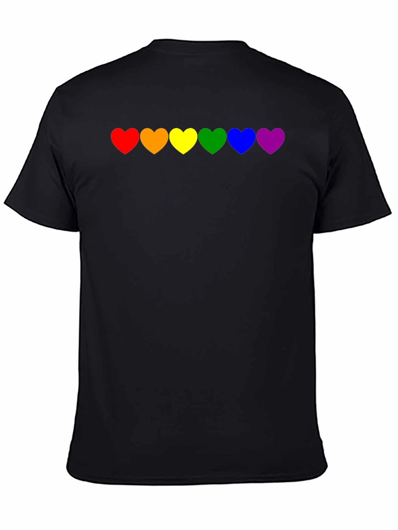 Pride Heart T-Shirt - Rainbow LGBTQ Love