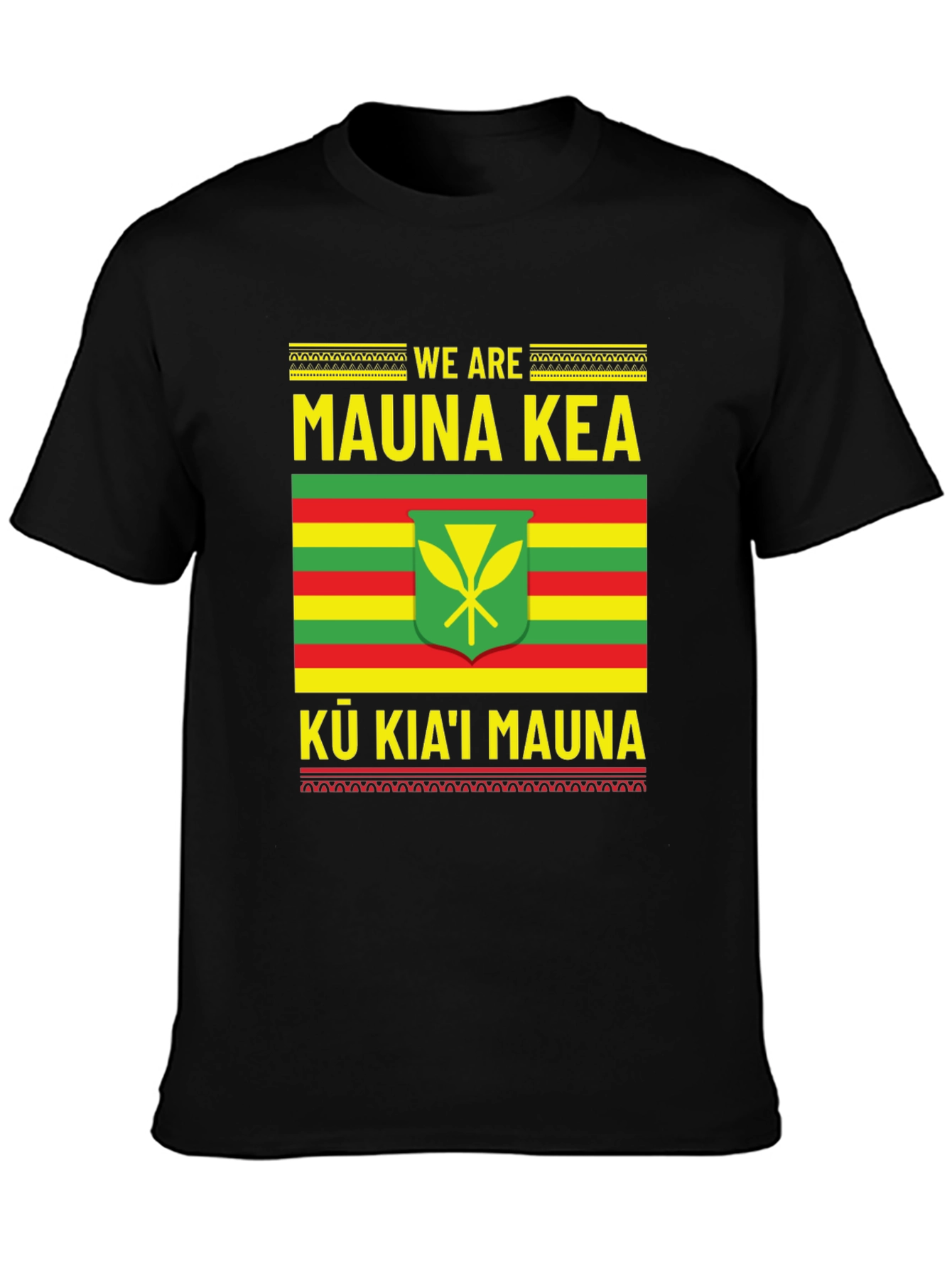 We Are Mauna Kea Black T-Shirt