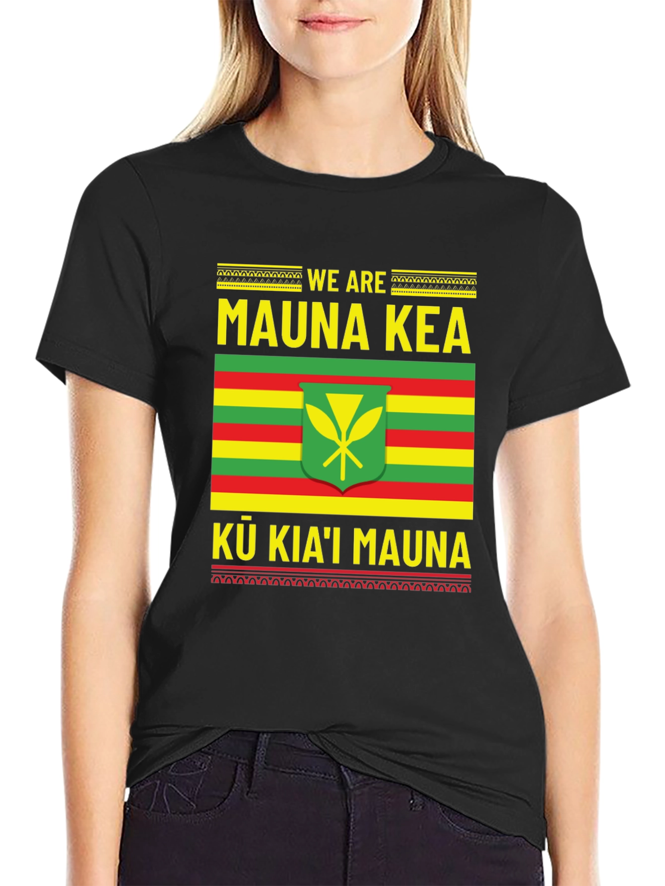 We Are Mauna Kea Black T-Shirt