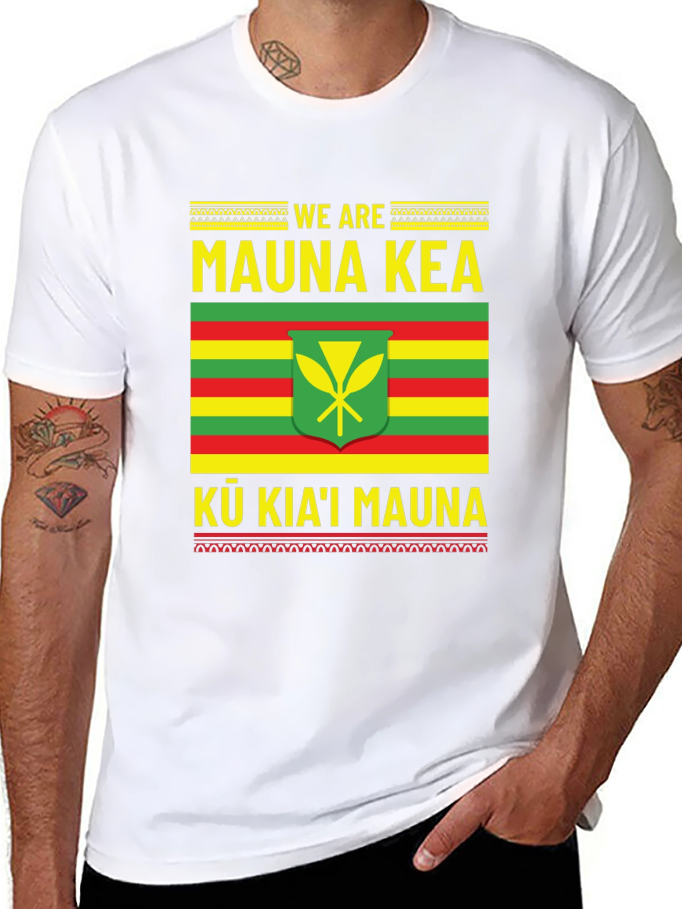 We Are Mauna Kea Black T-Shirt